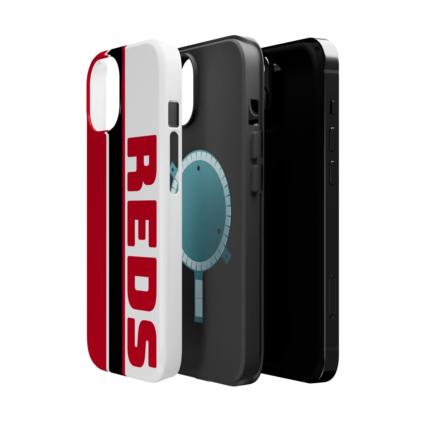 Reds Phone Case, Magnetic Phone Case, Retro Phone Case, Baseball Case for iPhone or Samsung, Reds Baseball Case