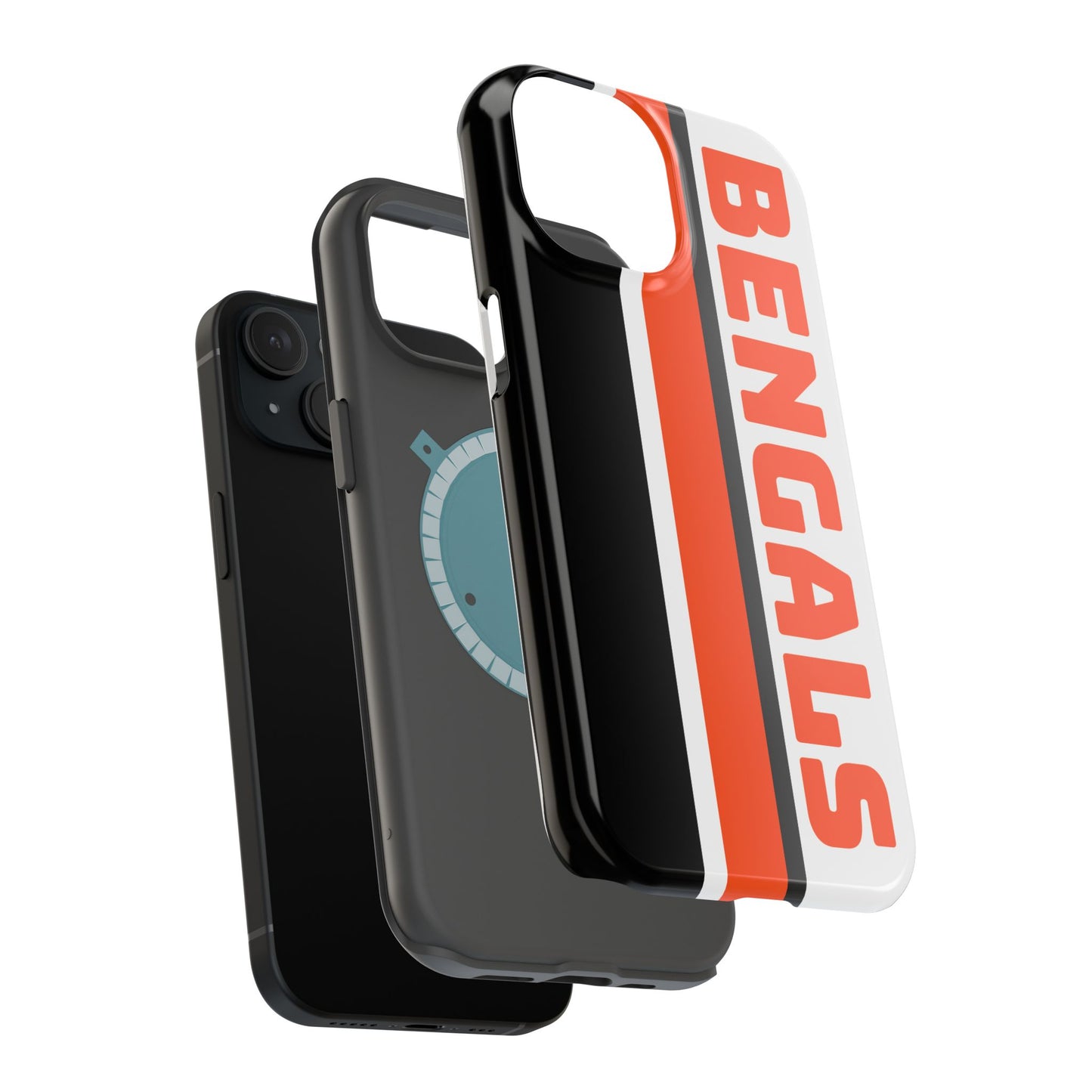 Bengals Phone Case, Magnetic Phone Case, Retro Phone Case, Baseball Case for iPhone or Samsung, Football Gifts