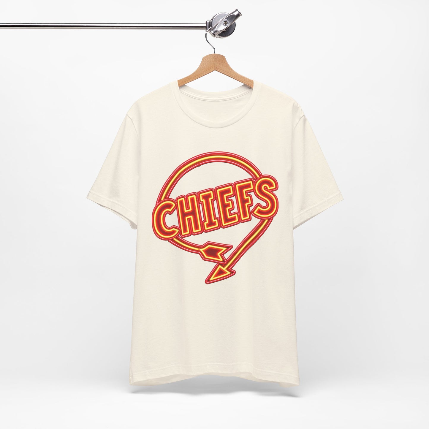 Chiefs Neon Shirt, Arrow Logo T-Shirt, Retro Football Tee