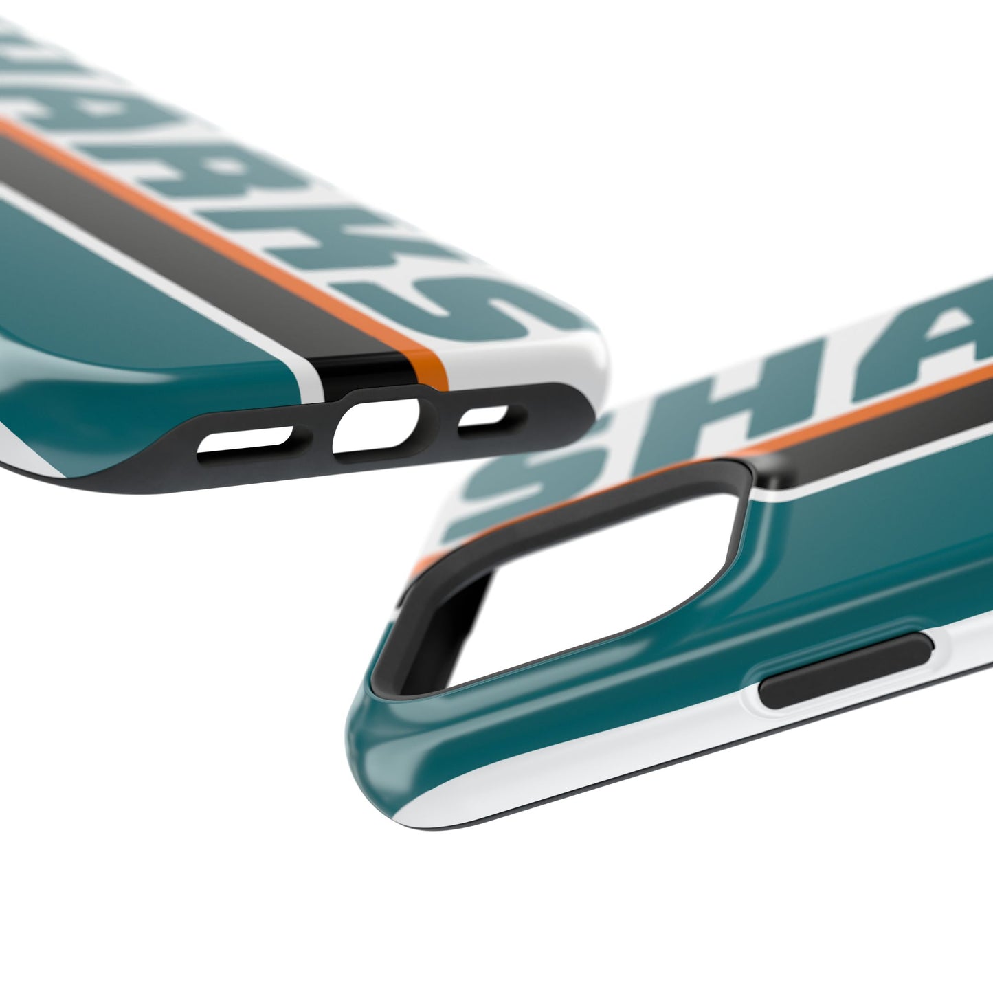 Sharks Phone Case, Magnetic Phone Case, Retro Phone Case, Hockey iPhone or Samsung Case