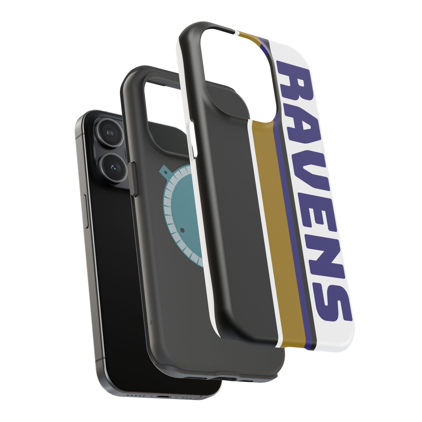 Ravens Phone Case, Magnetic Phone Case, Retro Phone Case, Football Gifts