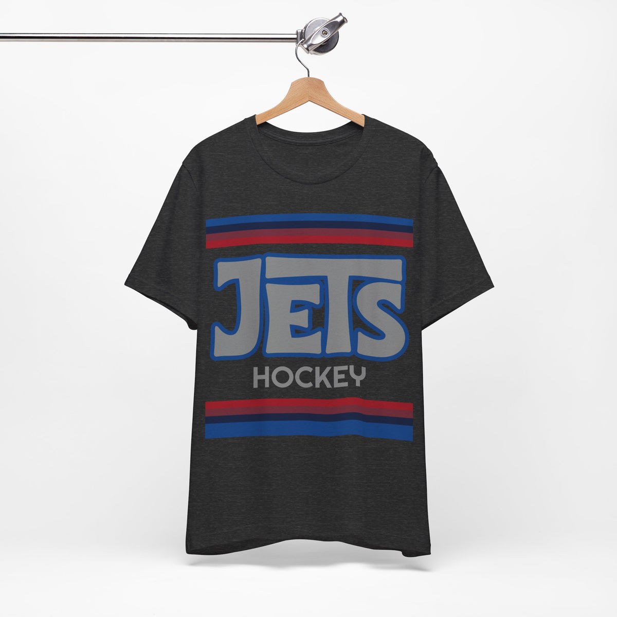 Retro Jets Shirt, Vintage Striped Jets Hockey T-Shirt