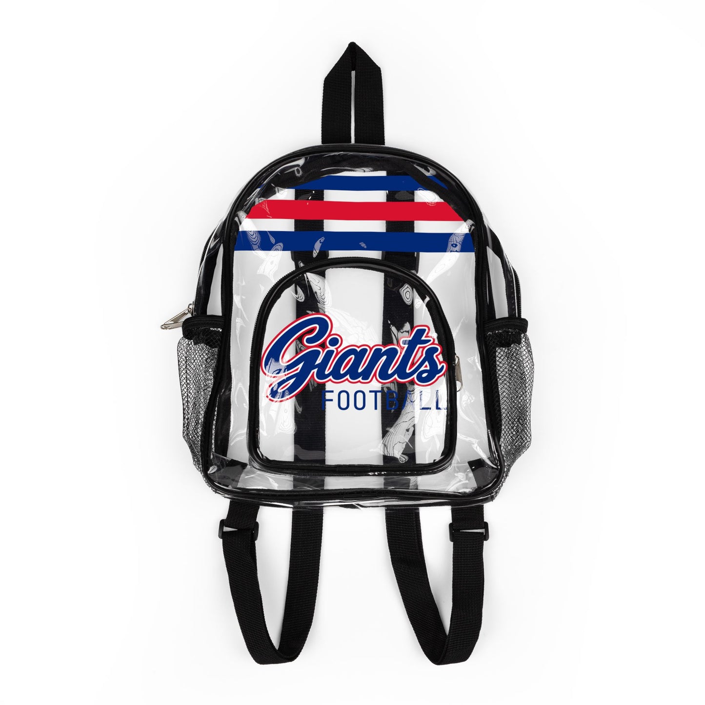 Giants Clear Backpack, Stadium Bag, Football Game Bag, Transparent Backpack