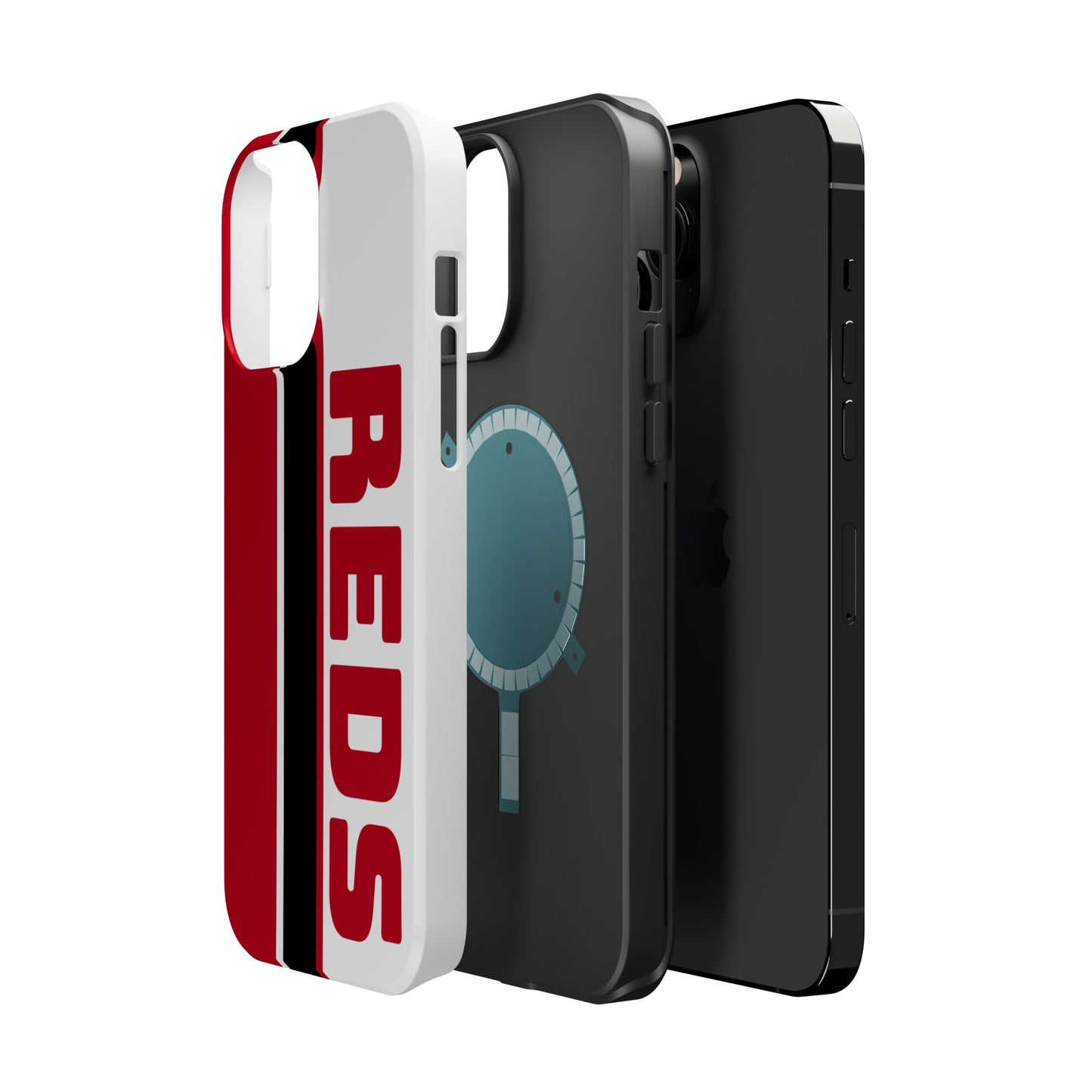 Reds Phone Case, Magnetic Phone Case, Retro Phone Case, Baseball Case for iPhone or Samsung, Reds Baseball Case