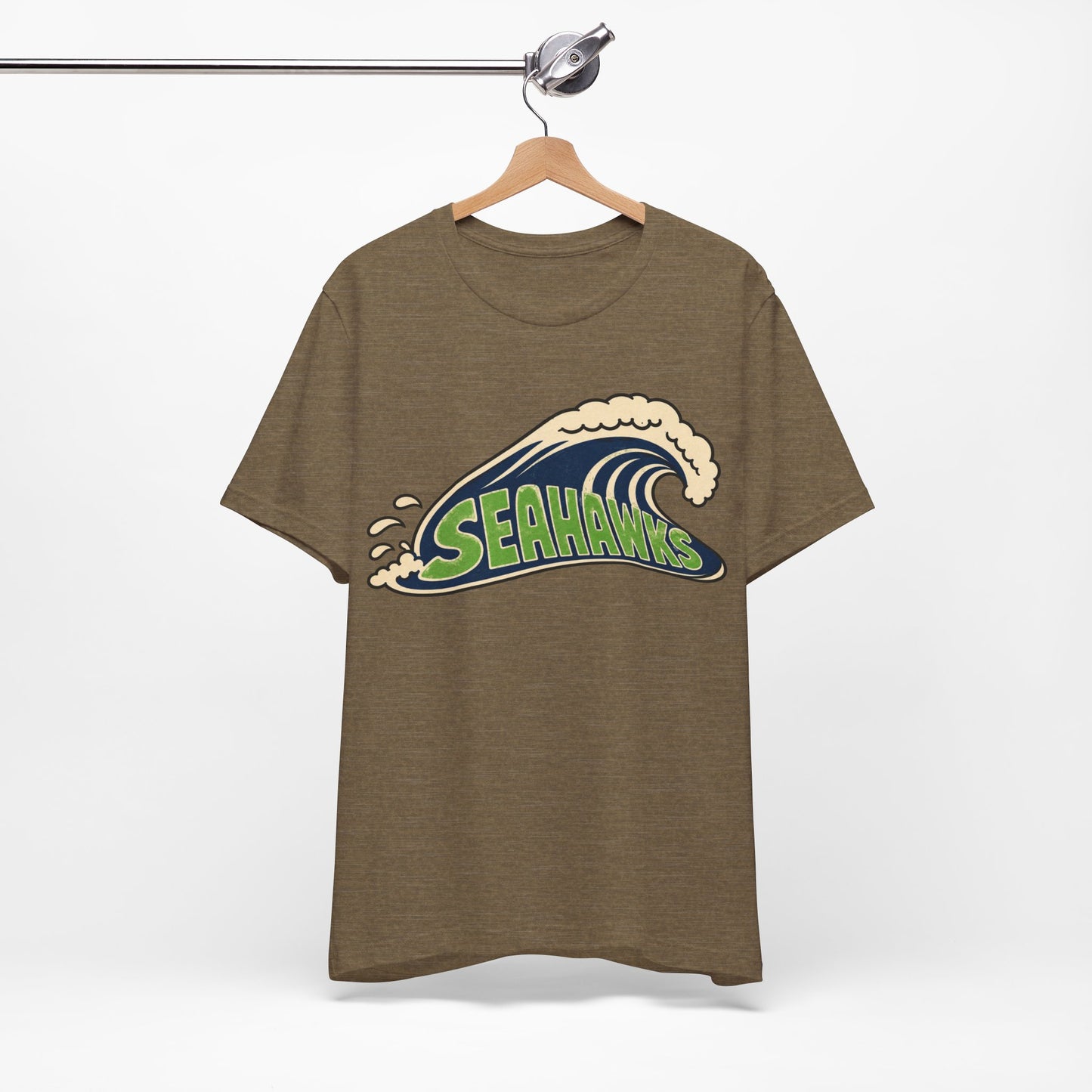 Seahawks Mascot T-Shirt, Retro Seahawks Graphic Tee, Football Shirt