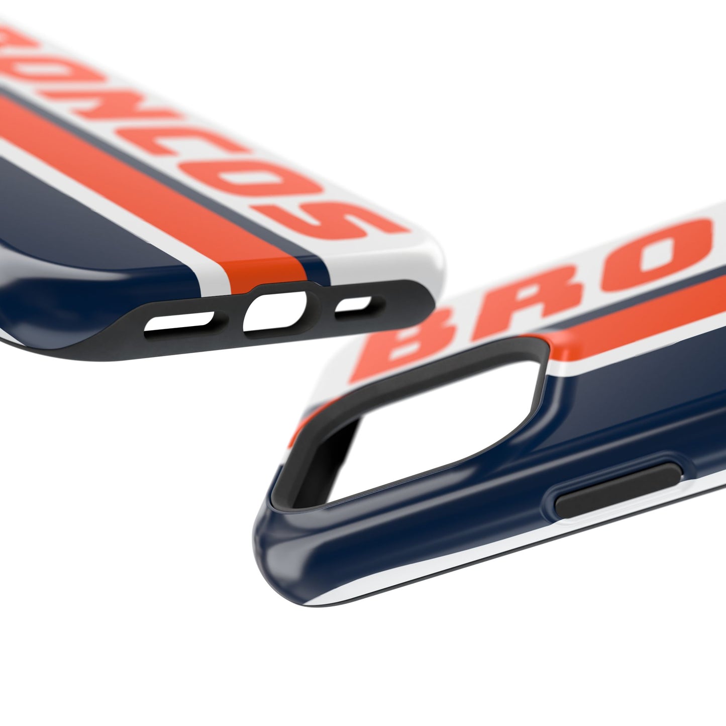 Broncos Phone Case, Magnetic Phone Case, Retro Phone Case, Baseball Case for iPhone or Samsung, Football Gifts