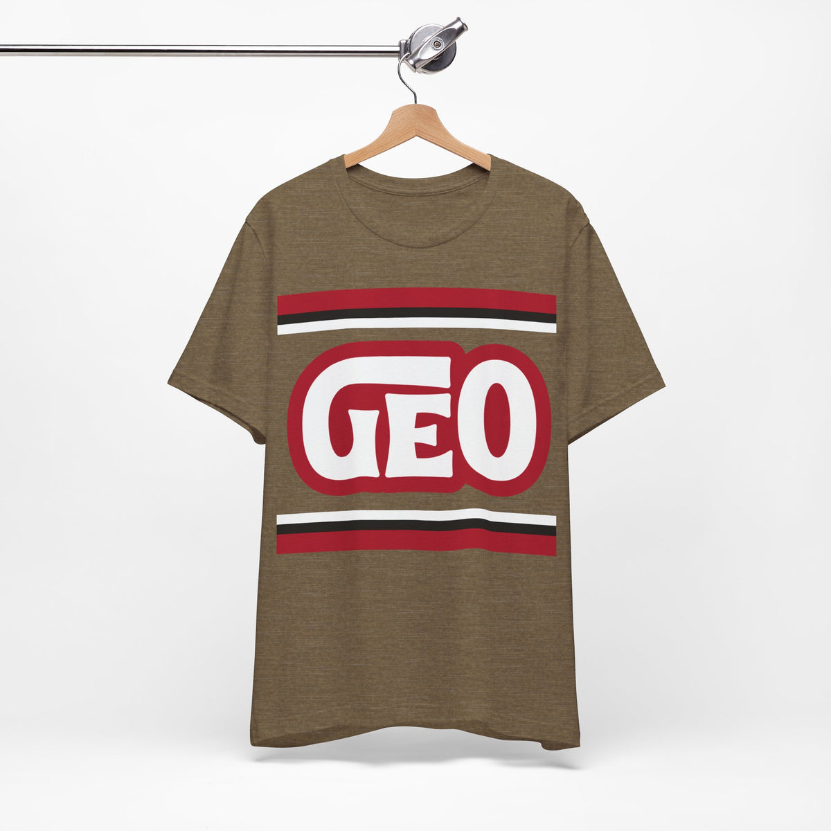 Retro GEO Shirt, Vintage Striped GEO T-Shirt