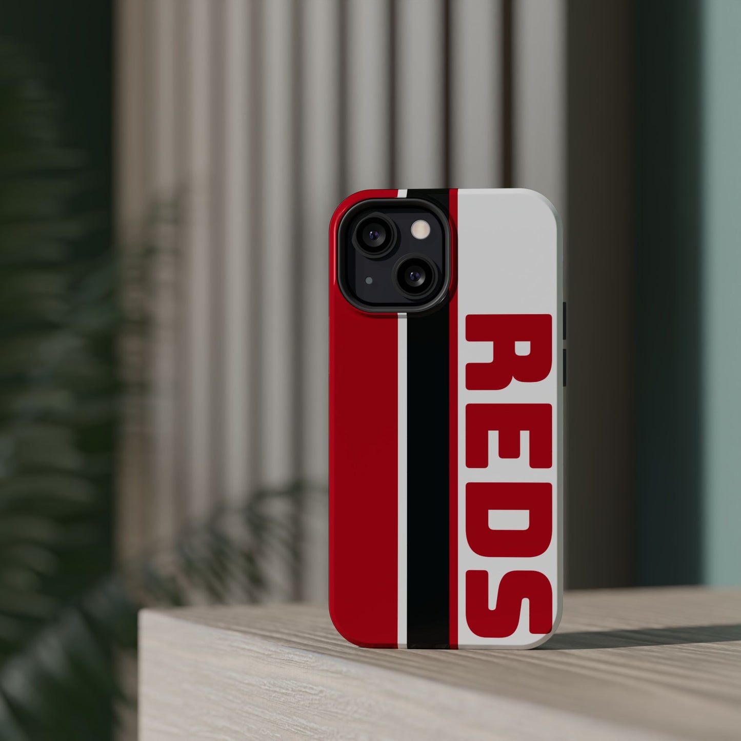 Reds Phone Case, Magnetic Phone Case, Retro Phone Case, Baseball Case for iPhone or Samsung, Reds Baseball Case