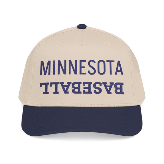 Embroidered Minnesota Baseball Hat, Mid Profile Baseball Cap, Sports Gifts