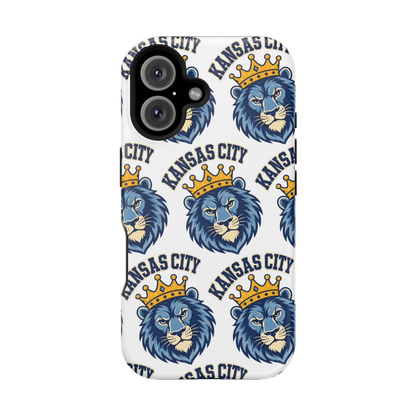 Lion Royals Pattern Phone Case, Magnetic Phone Case, Baseball Phone Case, Retro Phone Case
