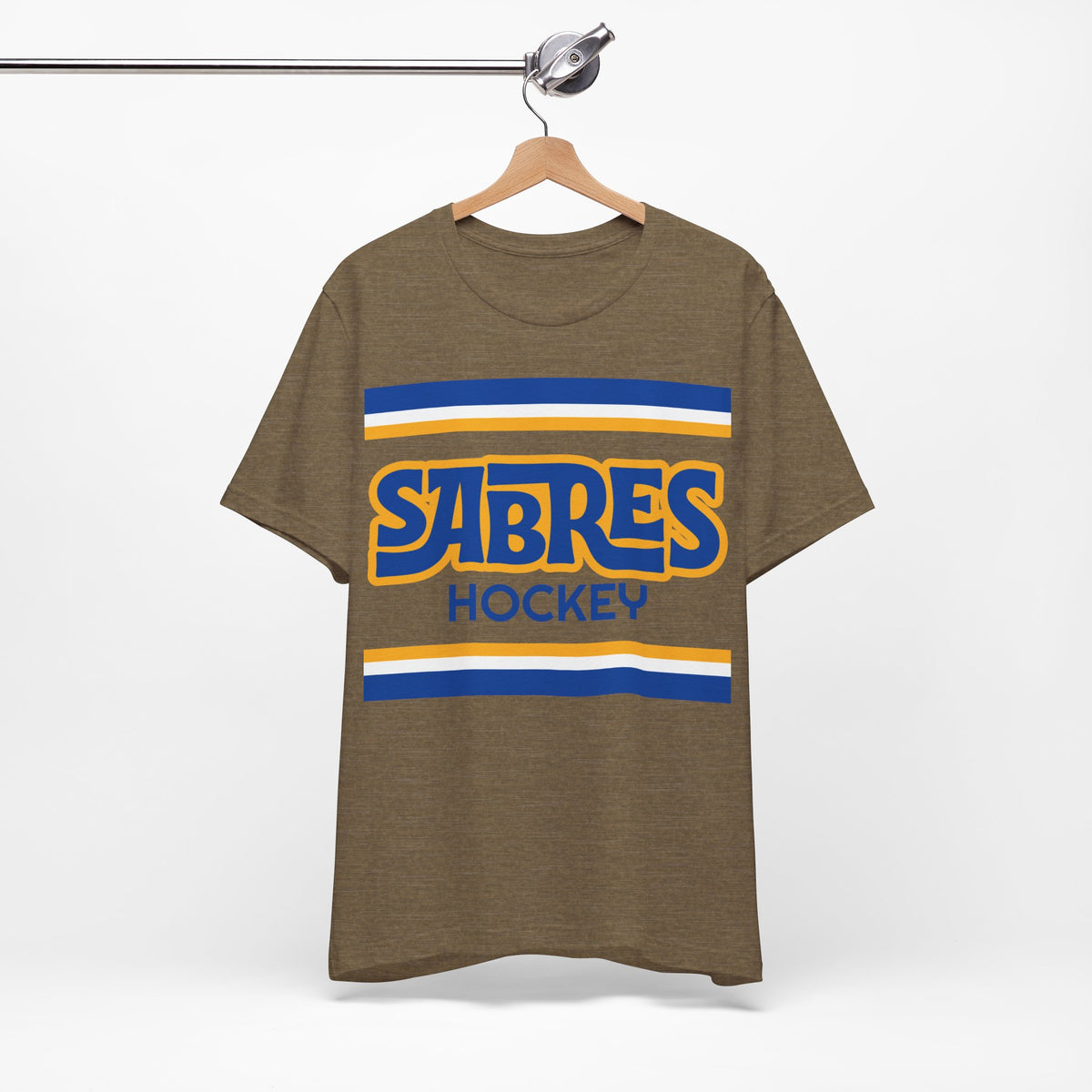 Retro Sabres Shirt, Vintage Striped Sabres Hockey T-Shirt