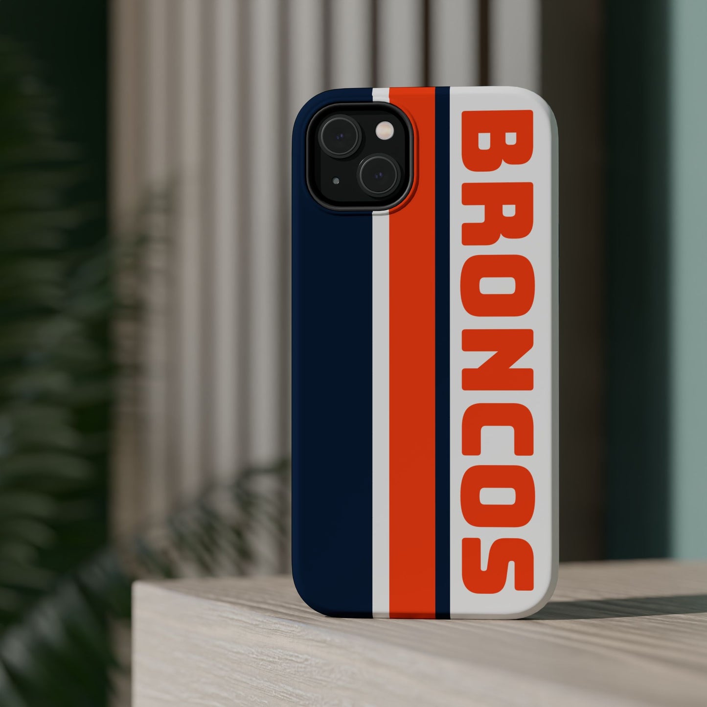 Broncos Phone Case, Magnetic Phone Case, Retro Phone Case, Baseball Case for iPhone or Samsung, Football Gifts