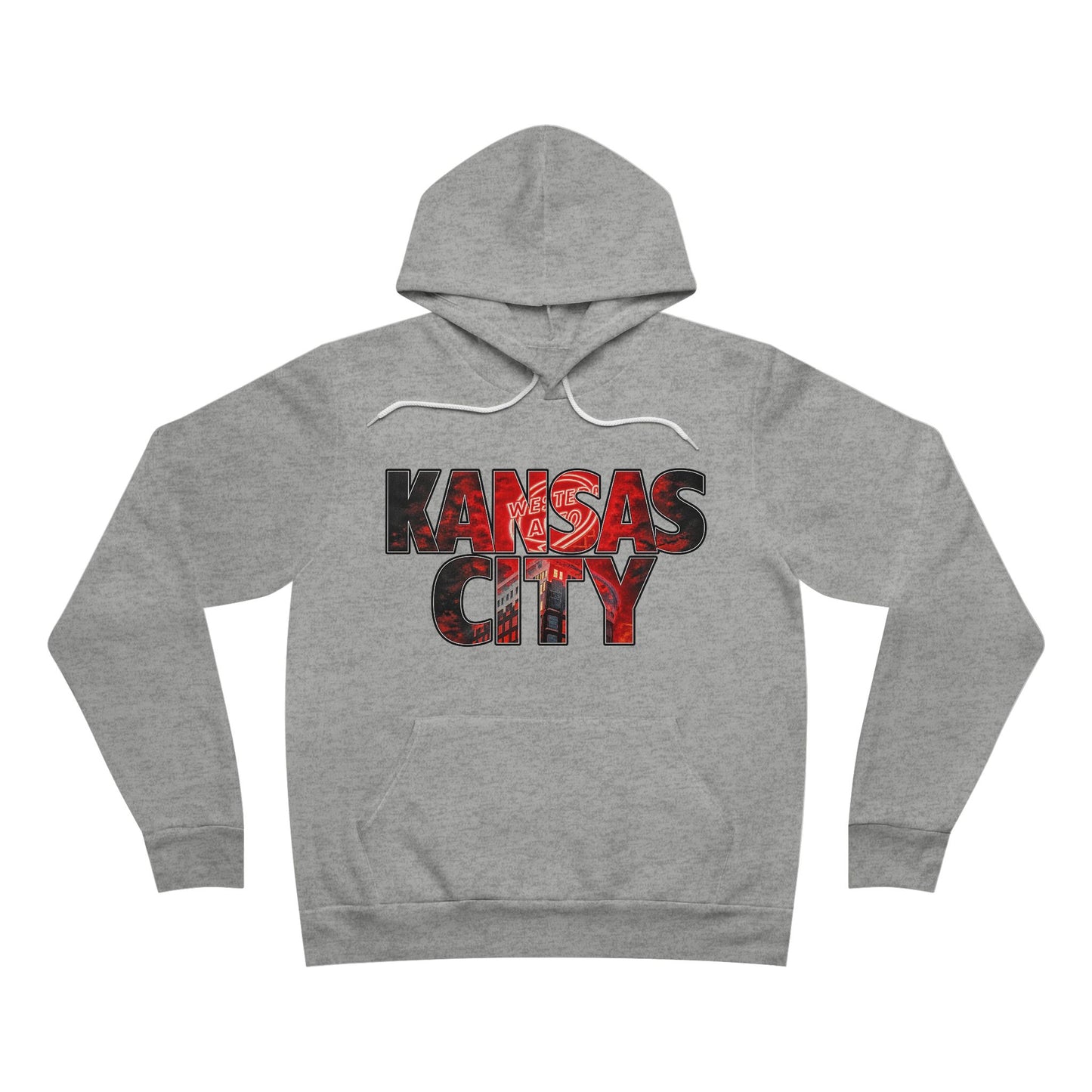 Kansas City Neon Sign Hoodie, Retro KC Sweatshirt, Football Hoodie