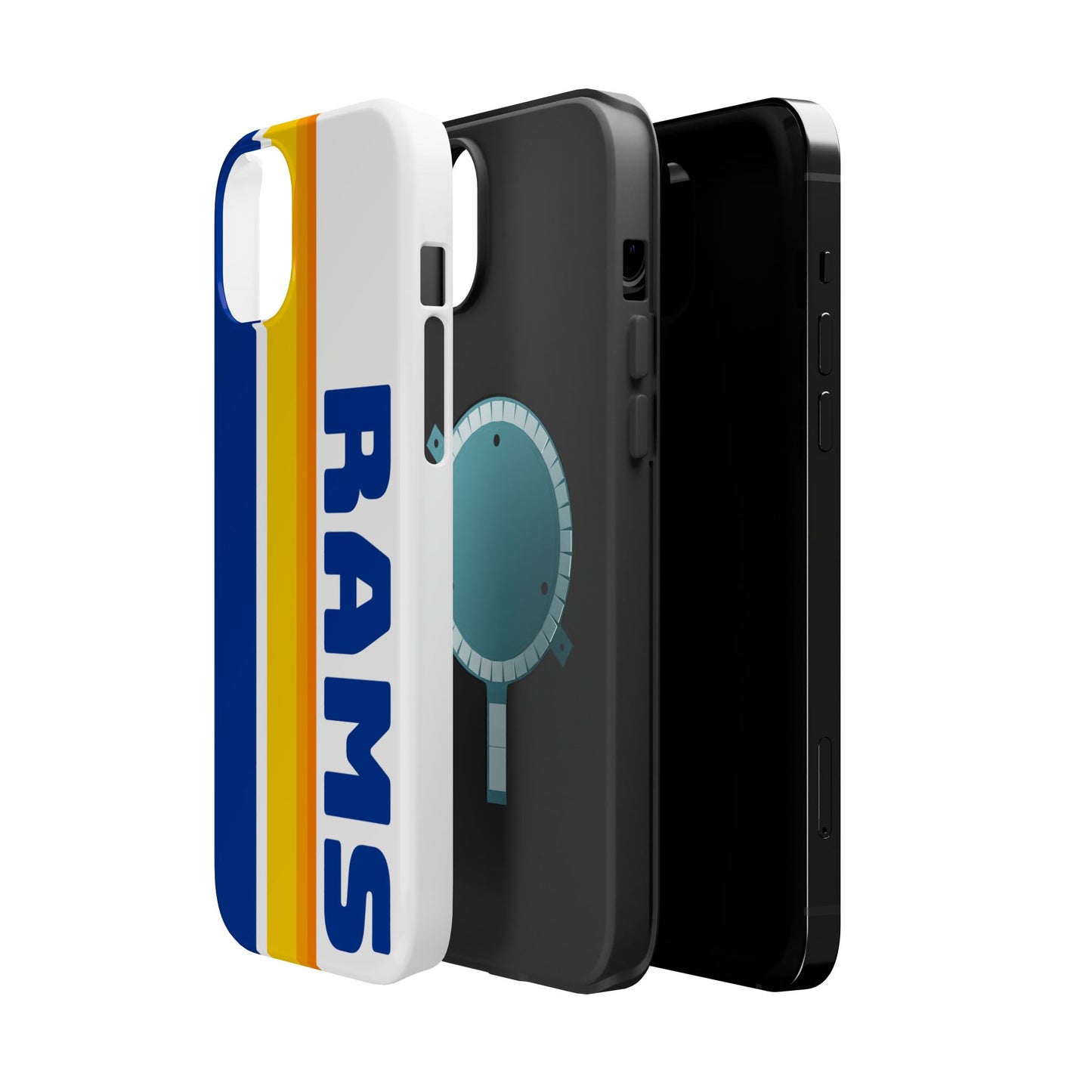 Rams Phone Case, Magnetic Phone Case, Retro Phone Case, Football Case for iPhone or Samsung