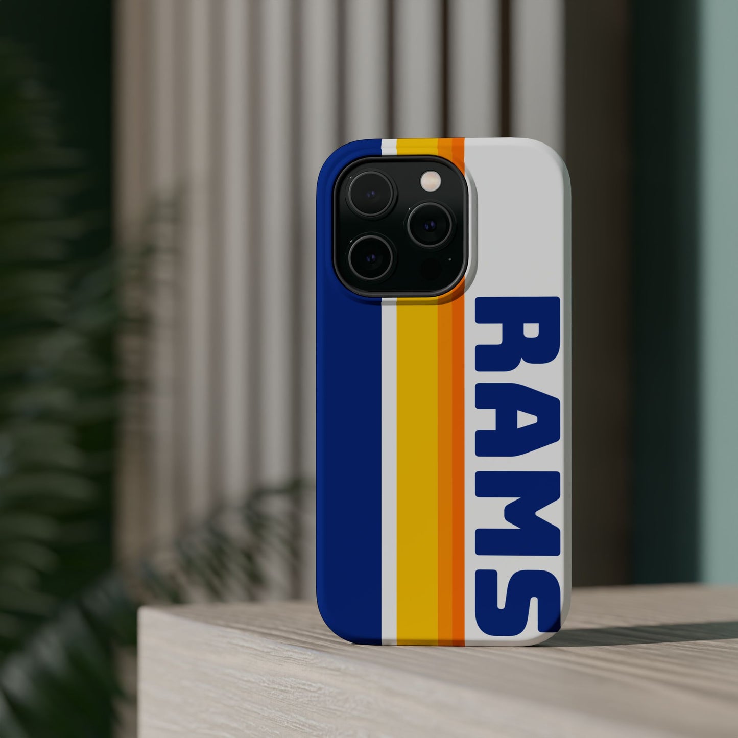Rams Phone Case, Magnetic Phone Case, Retro Phone Case, Football Case for iPhone or Samsung