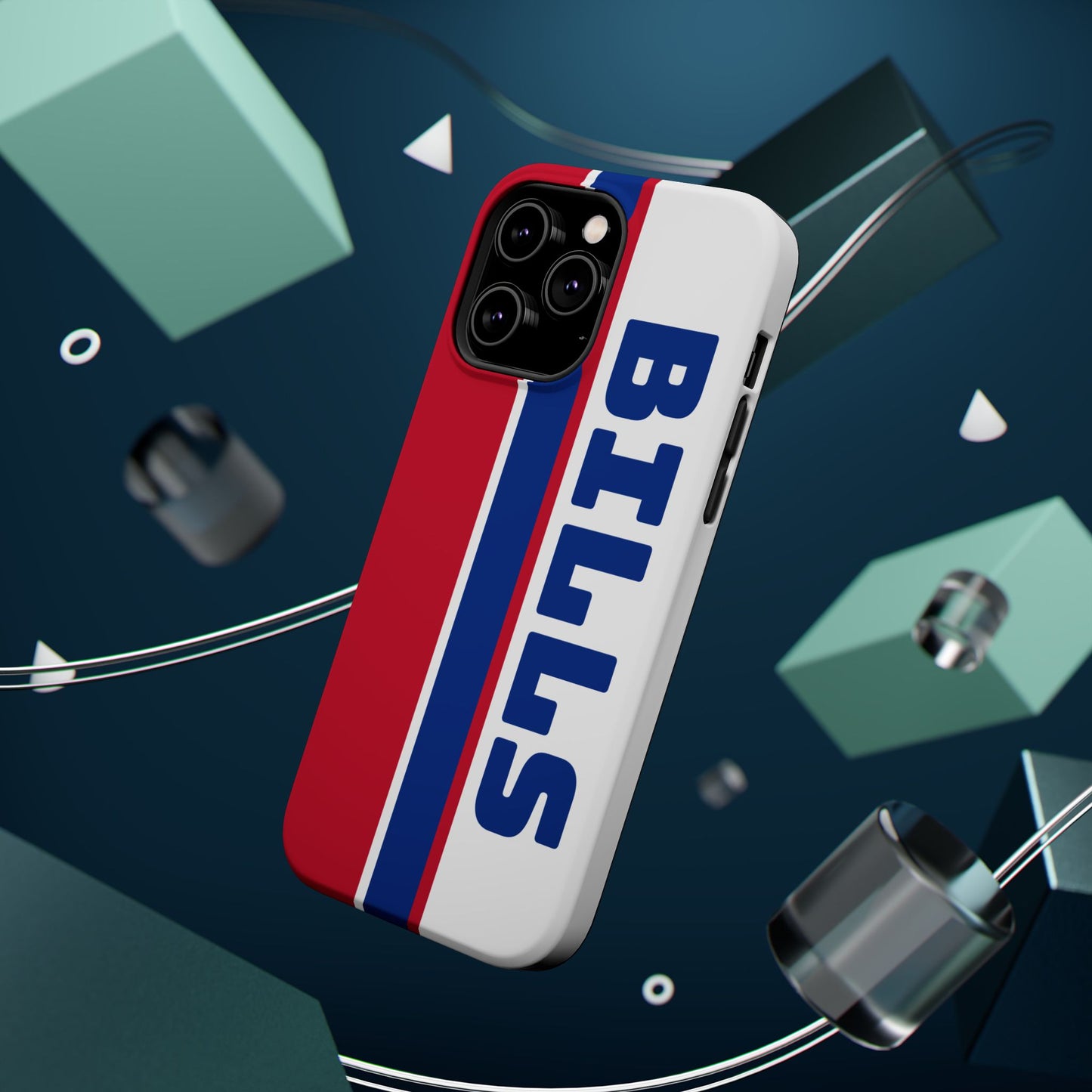 Bills Phone Case, Magnetic Phone Case, Retro Phone Case, Matte/Glossy Phone Case, Football Gifts