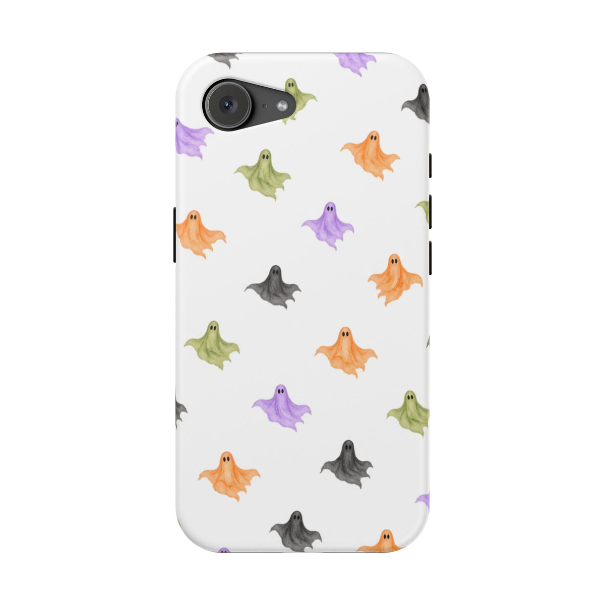 Watercolor Ghost Pattern Phone Case | Magnetic Impact-Resistant Case