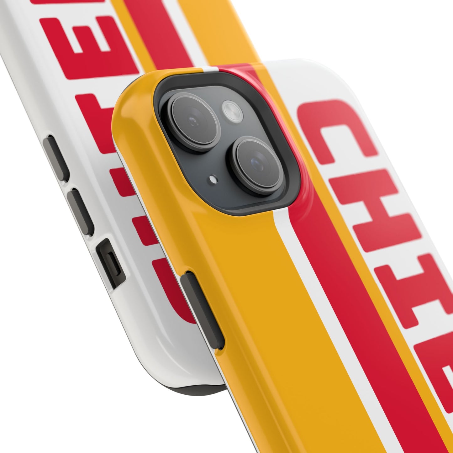 Chiefs Phone Case, Magnetic Phone Case, Retro Phone Case, Baseball Case for iPhone or Samsung, Chiefs Football Gifts