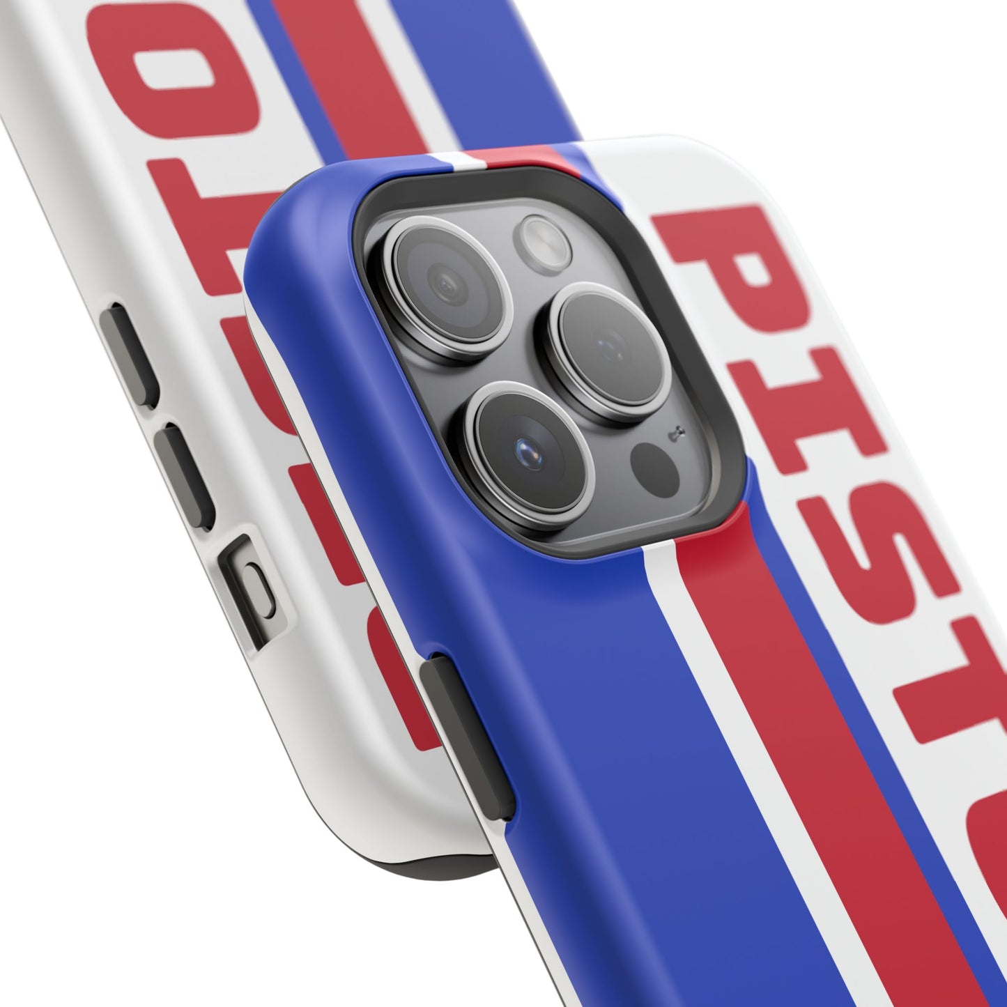 Pistons Phone Case, Magnetic Phone Case, Retro Phone Case, Basketball Gifts