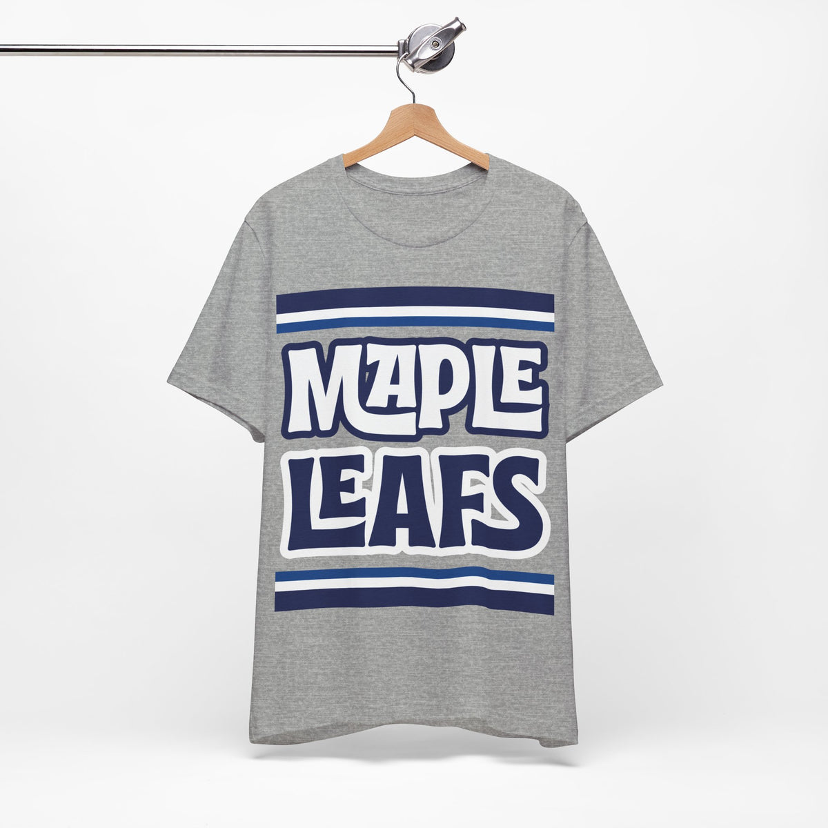 Retro Maple Leafs Shirt, Vintage Striped Maple Leafs Hockey T-Shirt