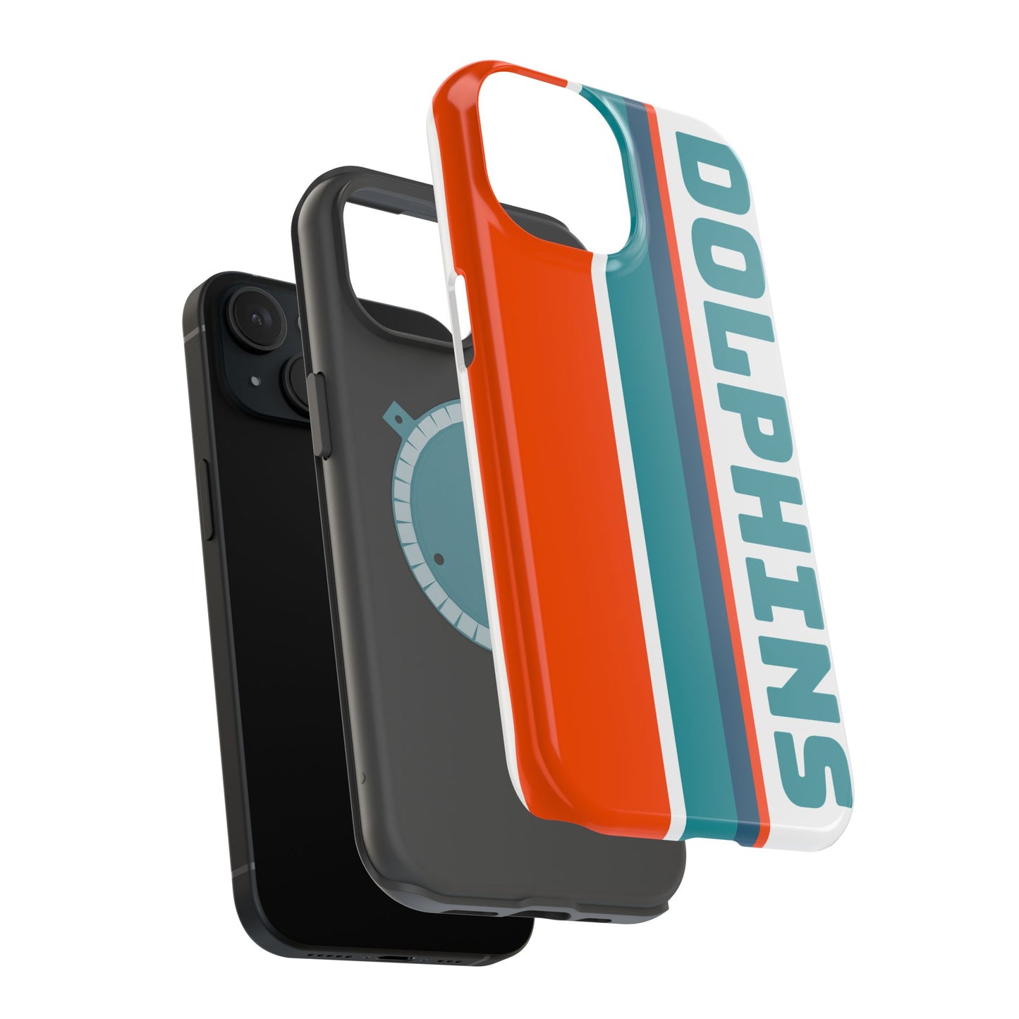 Dolphins Phone Case, Magnetic Phone Case, Retro Phone Case, Matte/Glossy Phone Case