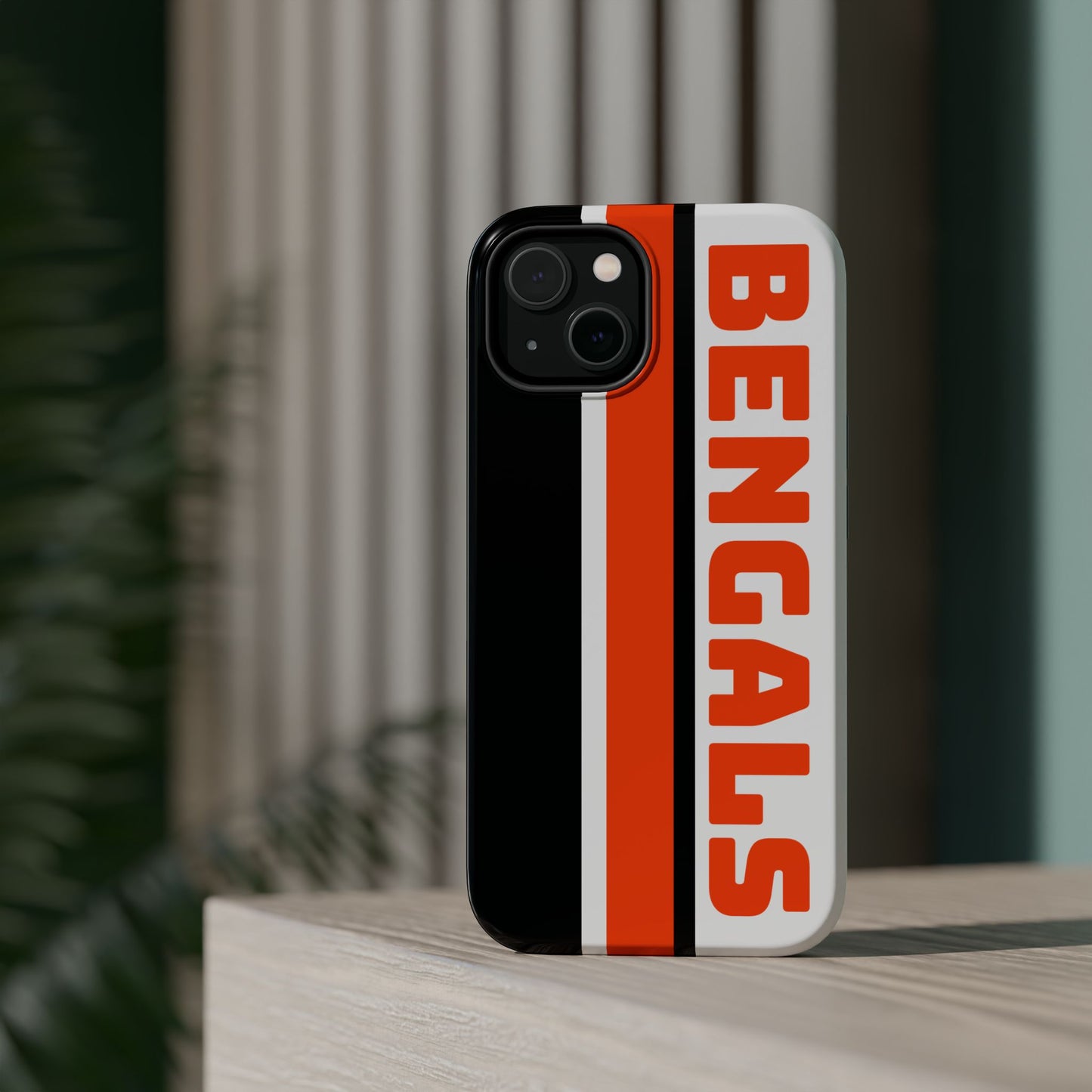 Bengals Phone Case, Magnetic Phone Case, Retro Phone Case, Baseball Case for iPhone or Samsung, Football Gifts