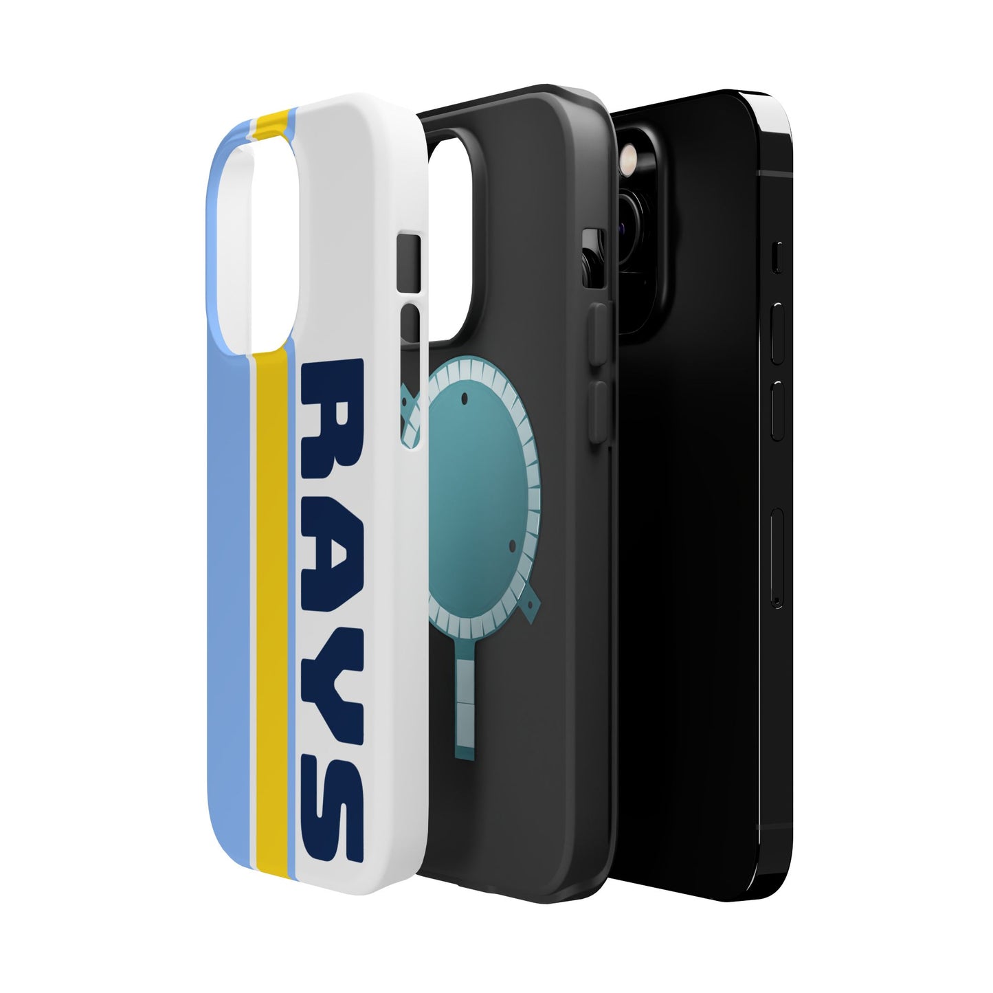 Rays Phone Case, Magnetic Phone Case, Retro Phone Case, Baseball Case for iPhone or Samsung, Rays Baseball Gifts