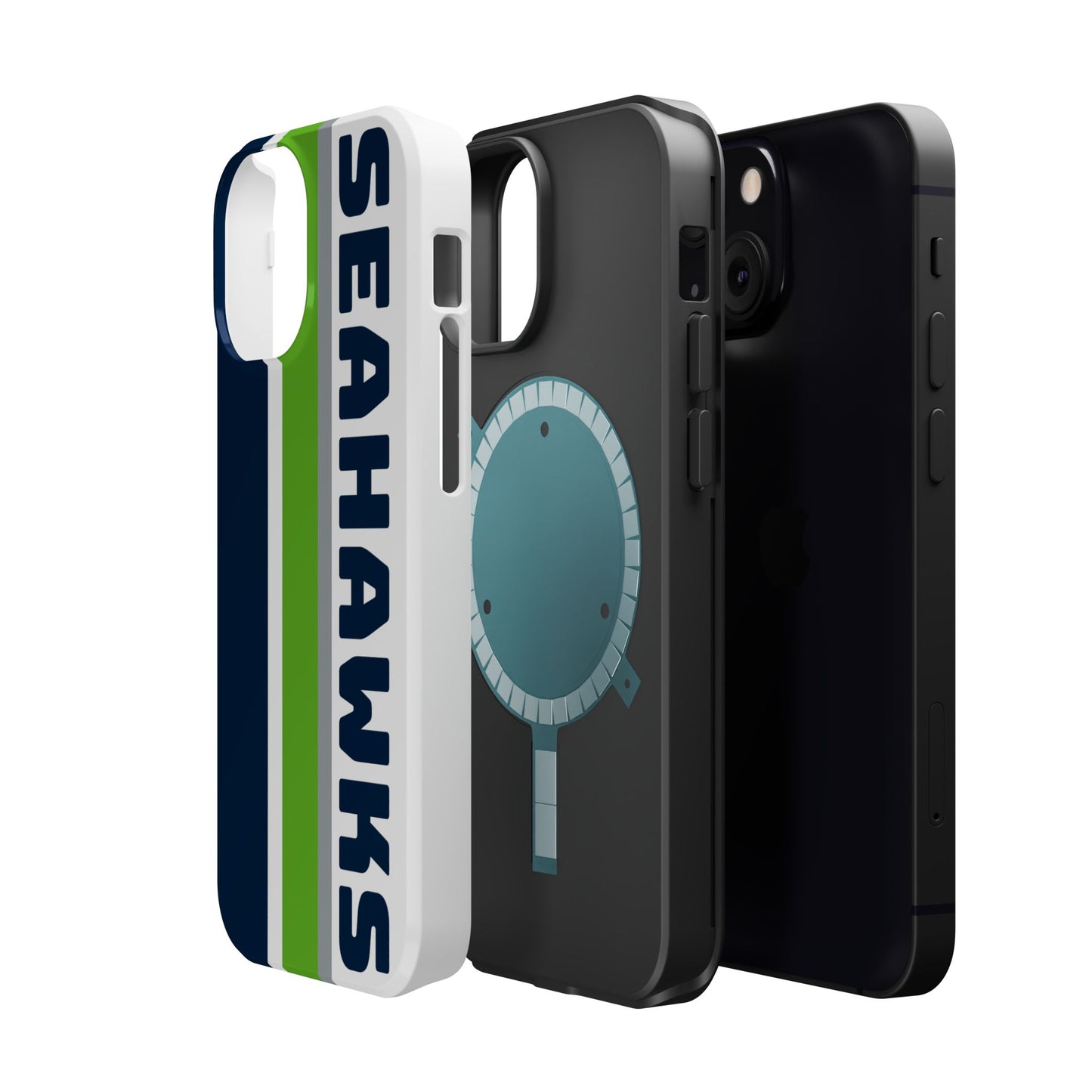 Seahawks Phone Case, Magnetic Phone Case, Retro Phone Case, Football Case for iPhone or Samsung