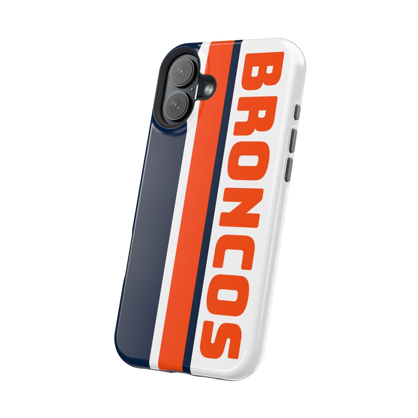 Broncos Phone Case, Magnetic Phone Case, Retro Phone Case, Baseball Case for iPhone or Samsung, Football Gifts