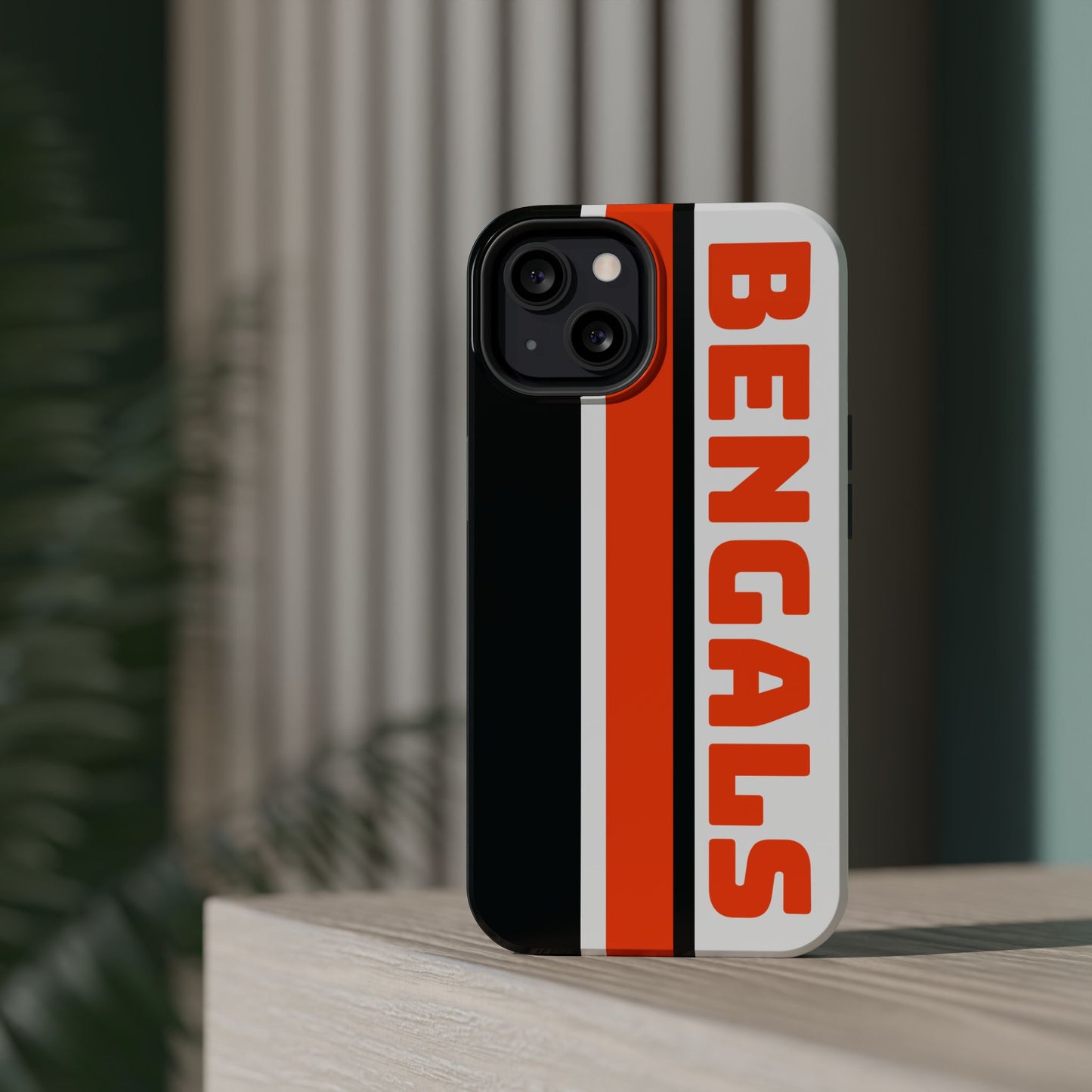 Bengals Phone Case, Magnetic Phone Case, Retro Phone Case, Baseball Case for iPhone or Samsung, Football Gifts