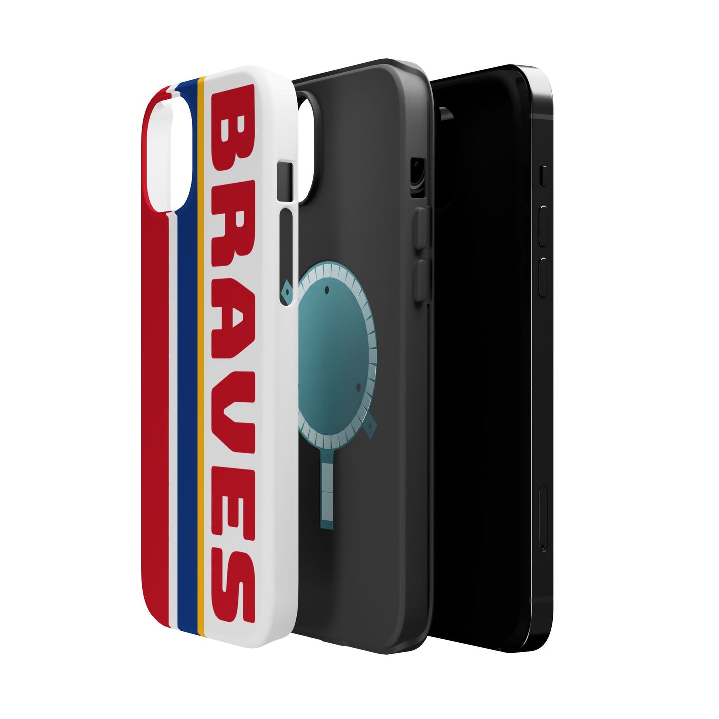 Braves Phone Case, Magnetic Phone Case, Baseball Phone Case, Retro Phone Case
