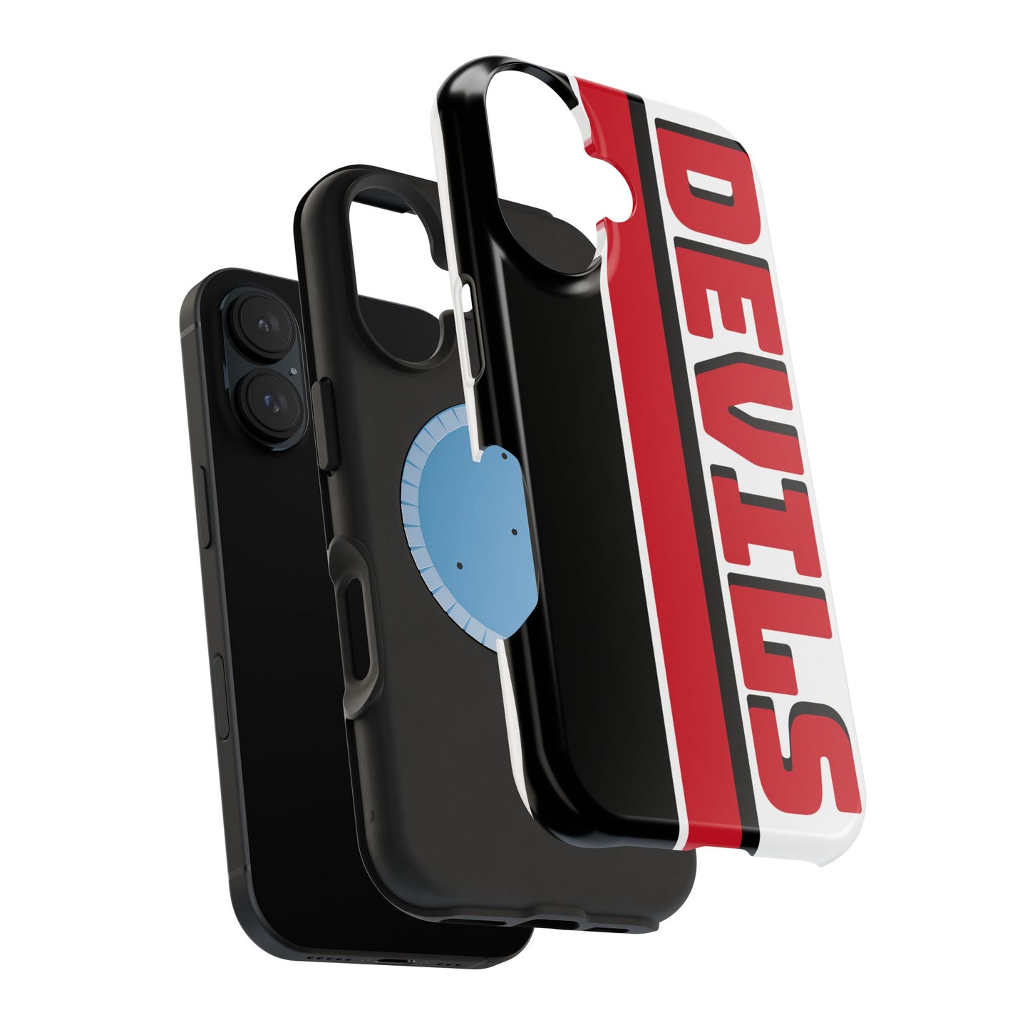 Devils Phone Case, Magnetic Phone Case, Retro Phone Case, Hockey Gifts