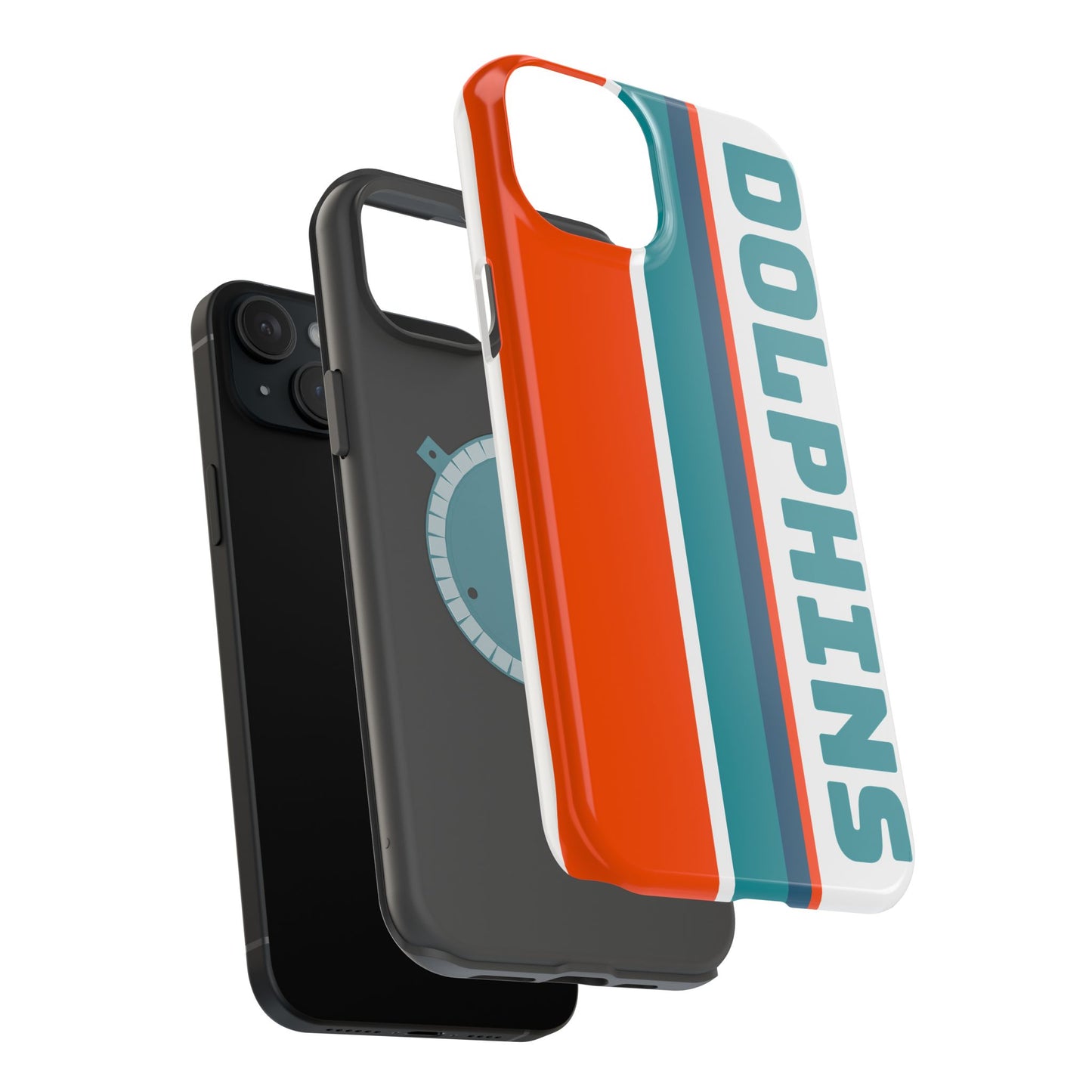 Dolphins Phone Case, Magnetic Phone Case, Retro Phone Case, Matte/Glossy Phone Case