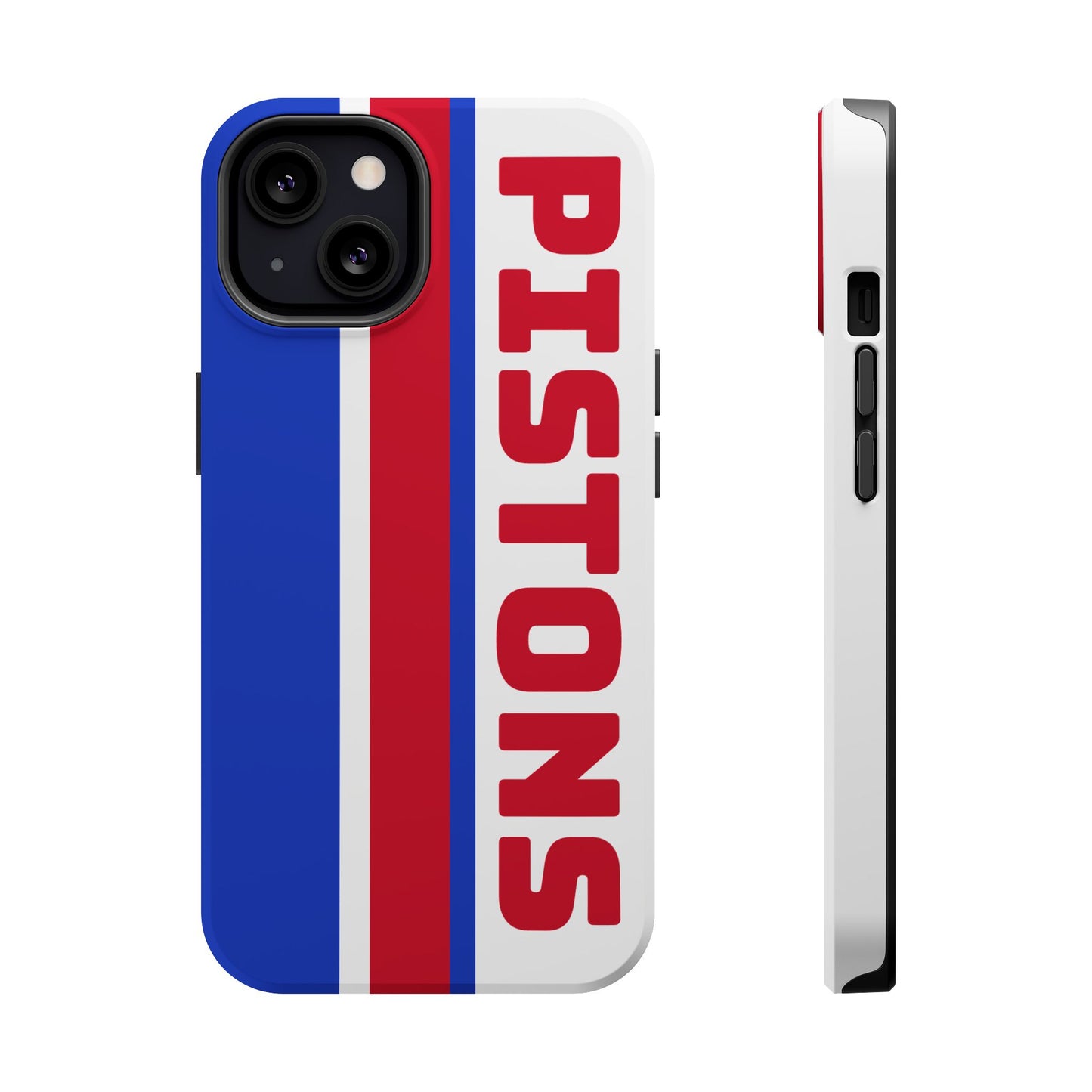Pistons Phone Case, Magnetic Phone Case, Retro Phone Case, Basketball Gifts