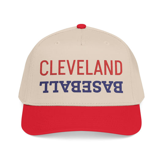 Embroidered Cleveland Baseball Hat, Mid Profile Baseball Cap, Sports Gifts
