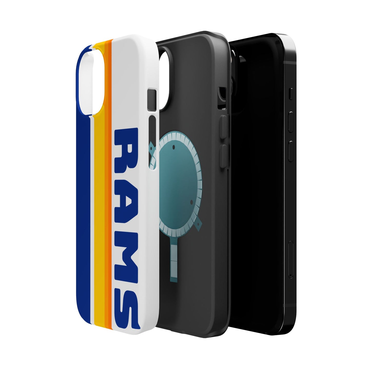 Rams Phone Case, Magnetic Phone Case, Retro Phone Case, Football Case for iPhone or Samsung