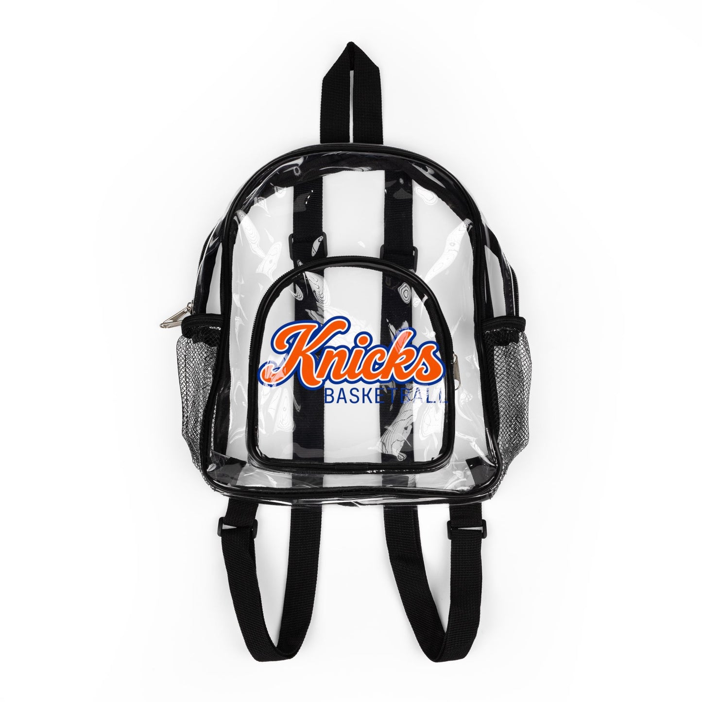 Knicks Clear Backpack, Basketball Stadium Bag, Transparent Bag