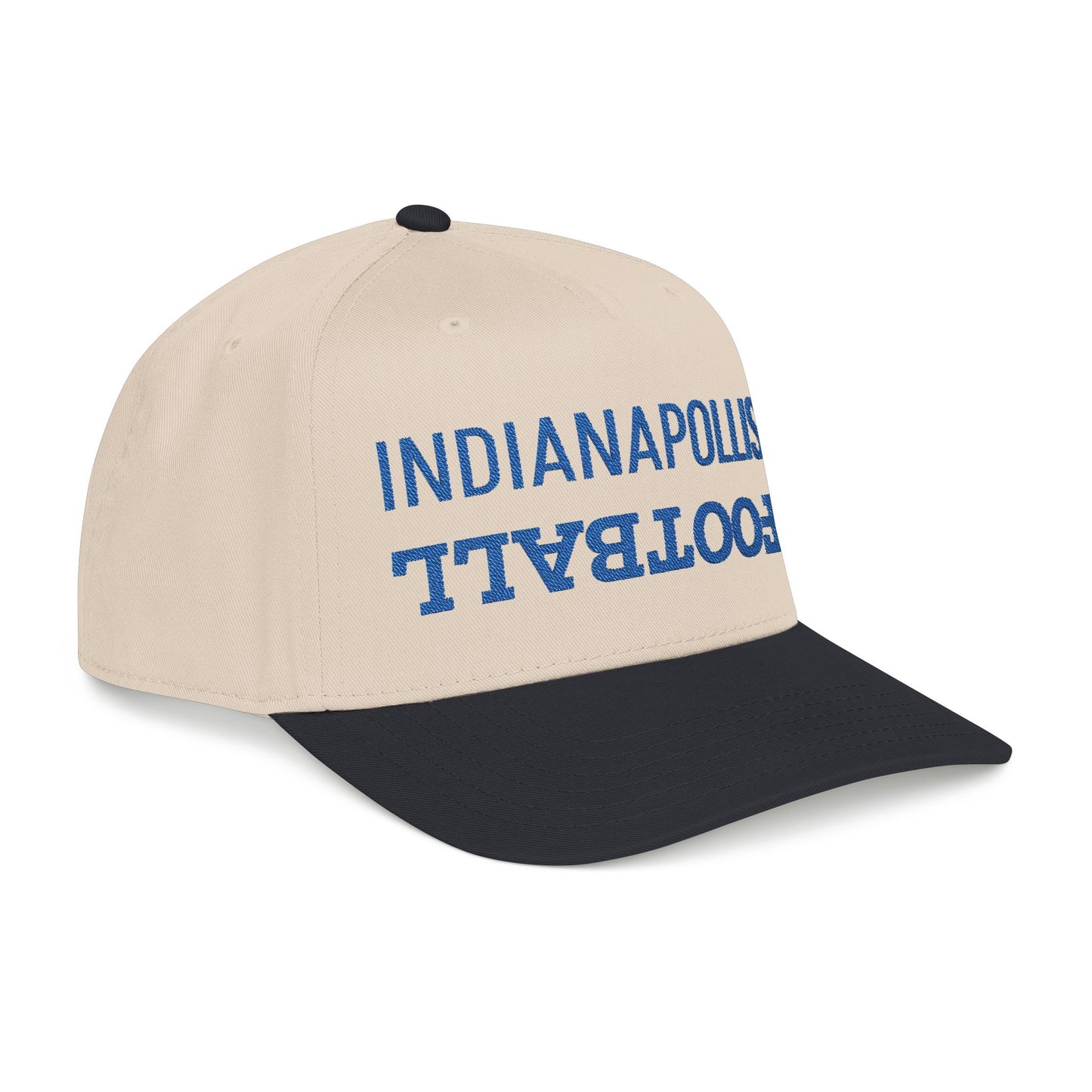 Embroidered Indianapolis Football Hat, Mid Profile Football Cap, Sports Gifts