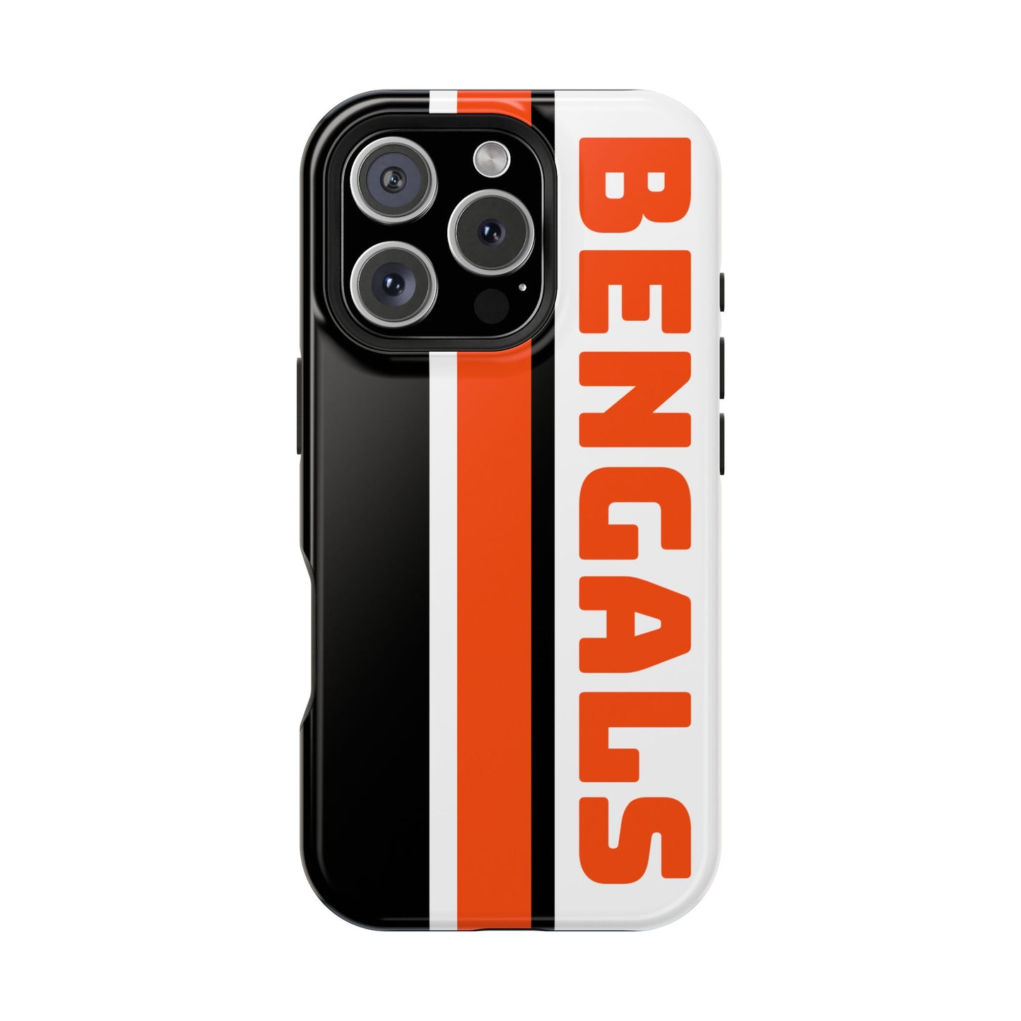 Bengals Phone Case, Magnetic Phone Case, Retro Phone Case, Baseball Case for iPhone or Samsung, Football Gifts