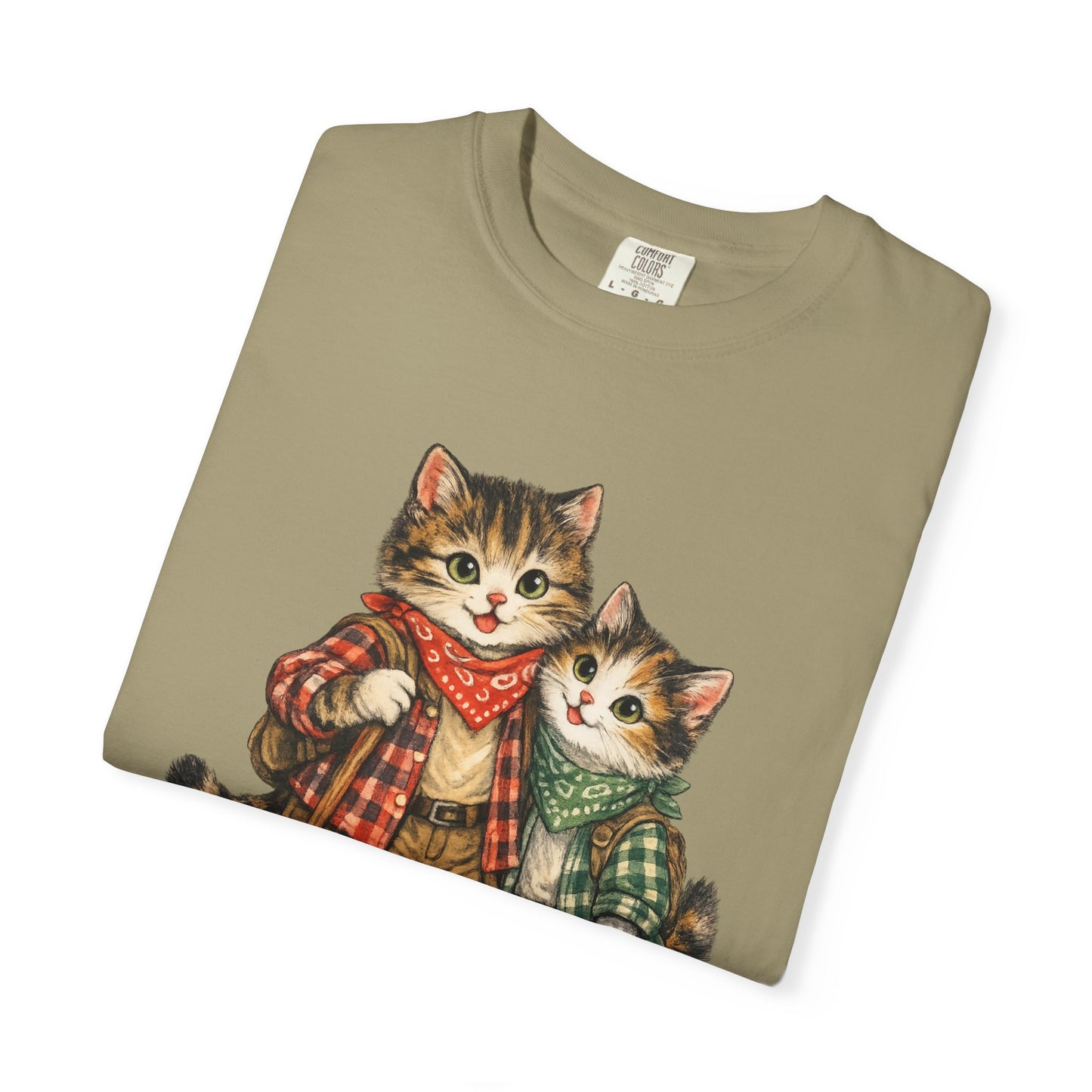 Camping Cats T-Shirt | Cute Cat Camping Design, Outdoorsy Feline Tee