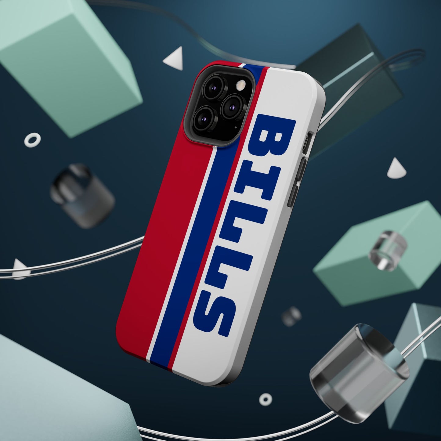 Bills Phone Case, Magnetic Phone Case, Retro Phone Case, Matte/Glossy Phone Case, Football Gifts