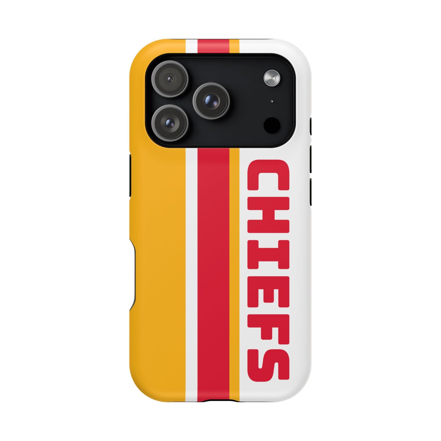 Chiefs Phone Case, Magnetic Phone Case, Retro Phone Case, Baseball Case for iPhone or Samsung, Chiefs Football Gifts