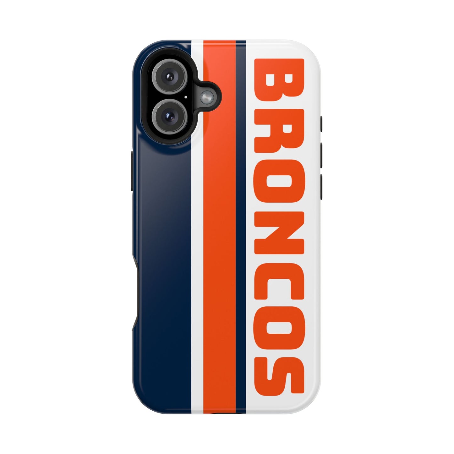 Broncos Phone Case, Magnetic Phone Case, Retro Phone Case, Baseball Case for iPhone or Samsung, Football Gifts