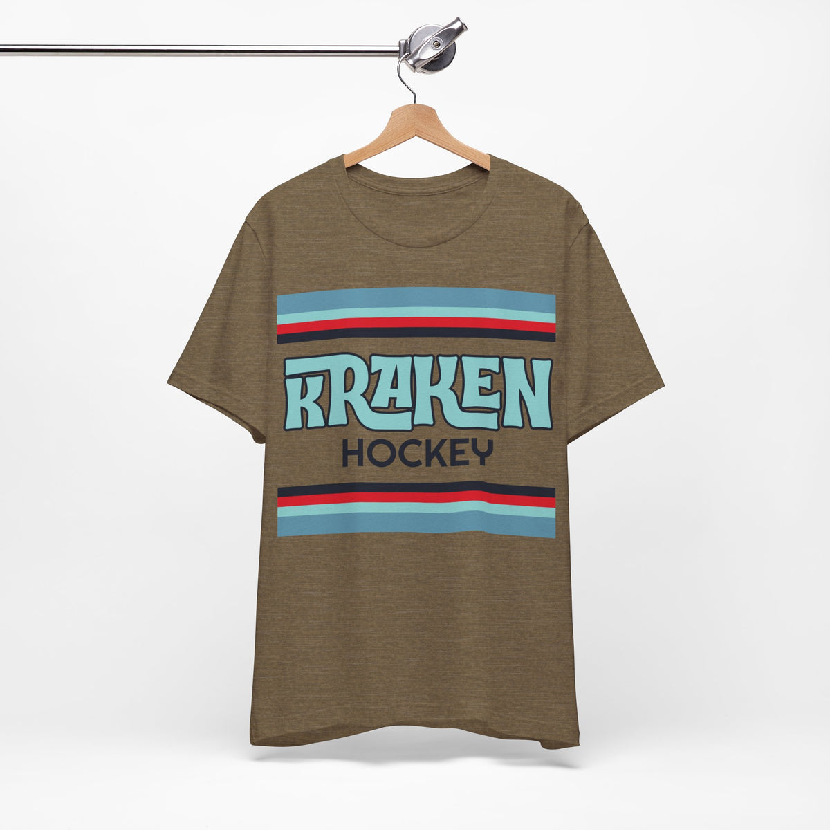 Retro Kraken Shirt, Vintage Striped Kraken T-Shirt