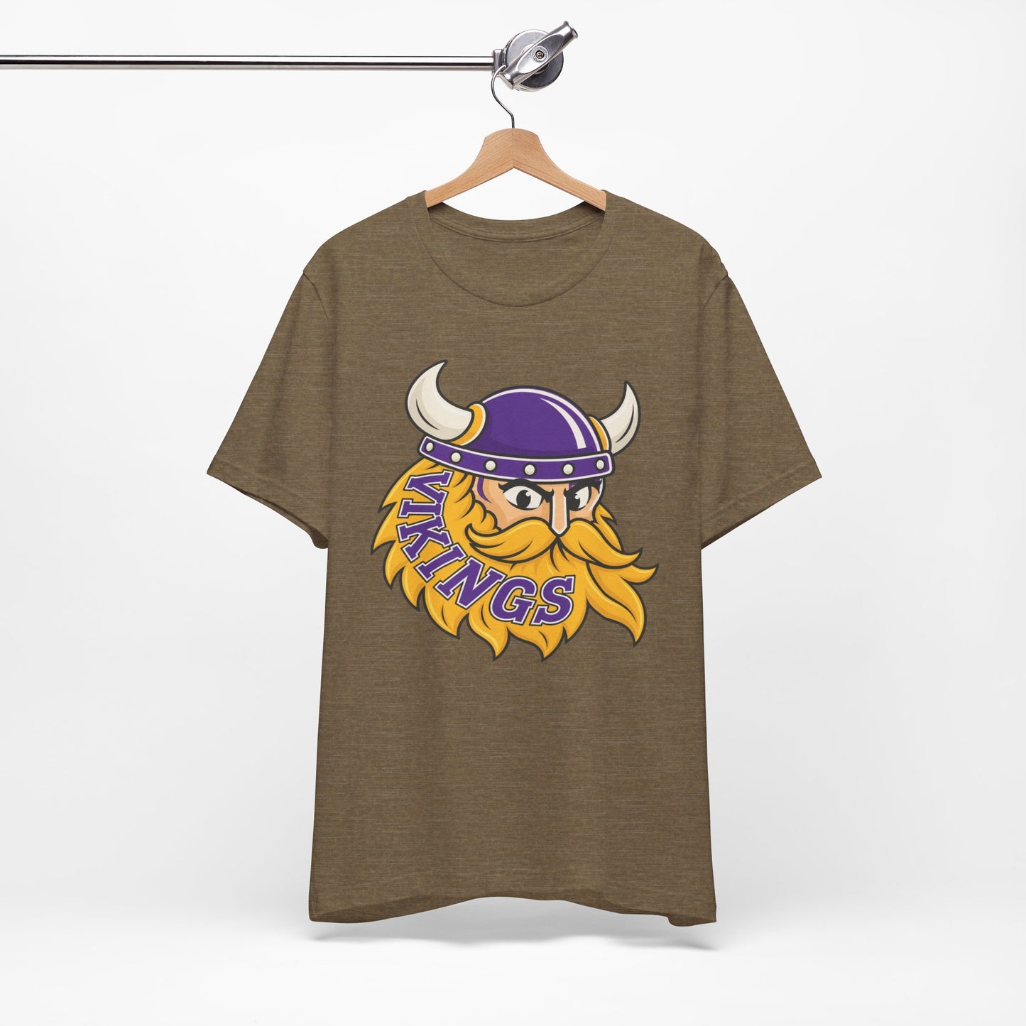 Vikings Mascot T-Shirt, Retro Vikings Graphic Tee, Football Shirt