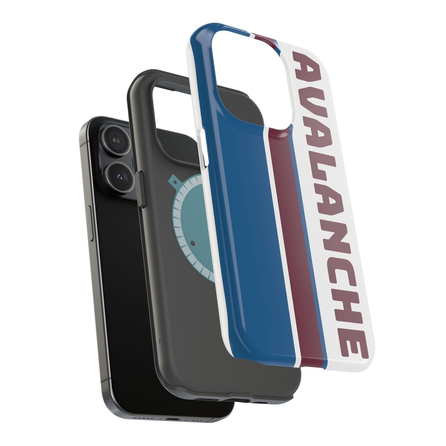 Avalanche Phone Case, Magnetic Phone Case, Retro Phone Case, Matte/Glossy Phone Case, Hockey Gifts