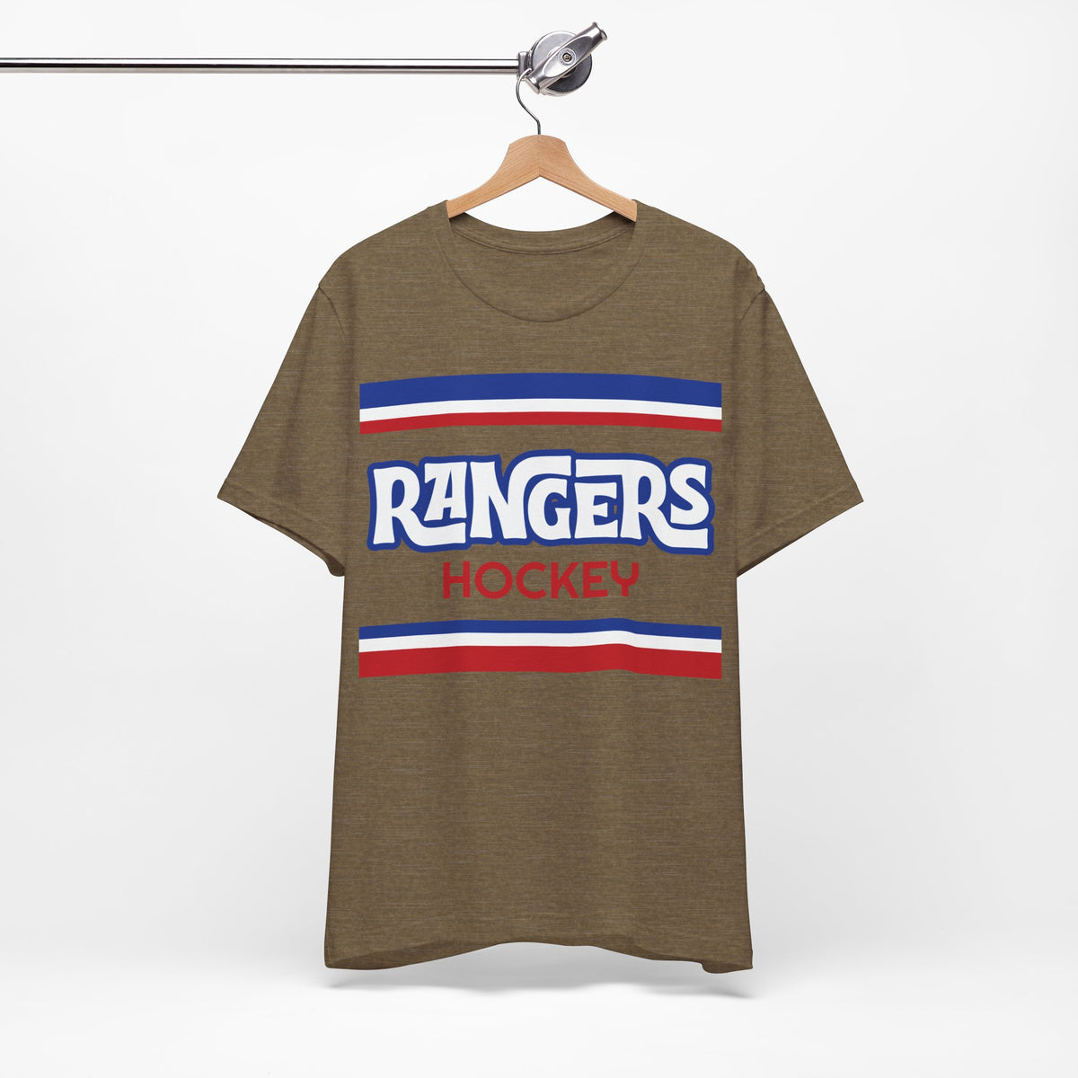 Retro Rangers Shirt, Vintage Striped Rangers Hockey T-Shirt