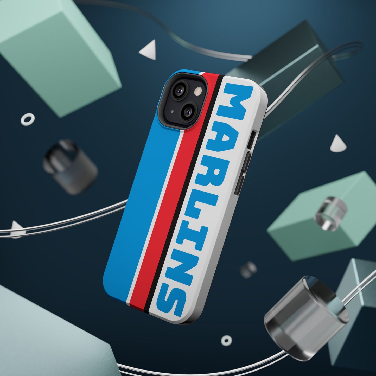 Marlins Phone Case, Magnetic Phone Case, Retro Phone Case, Baseball iPhone or Samsung Case