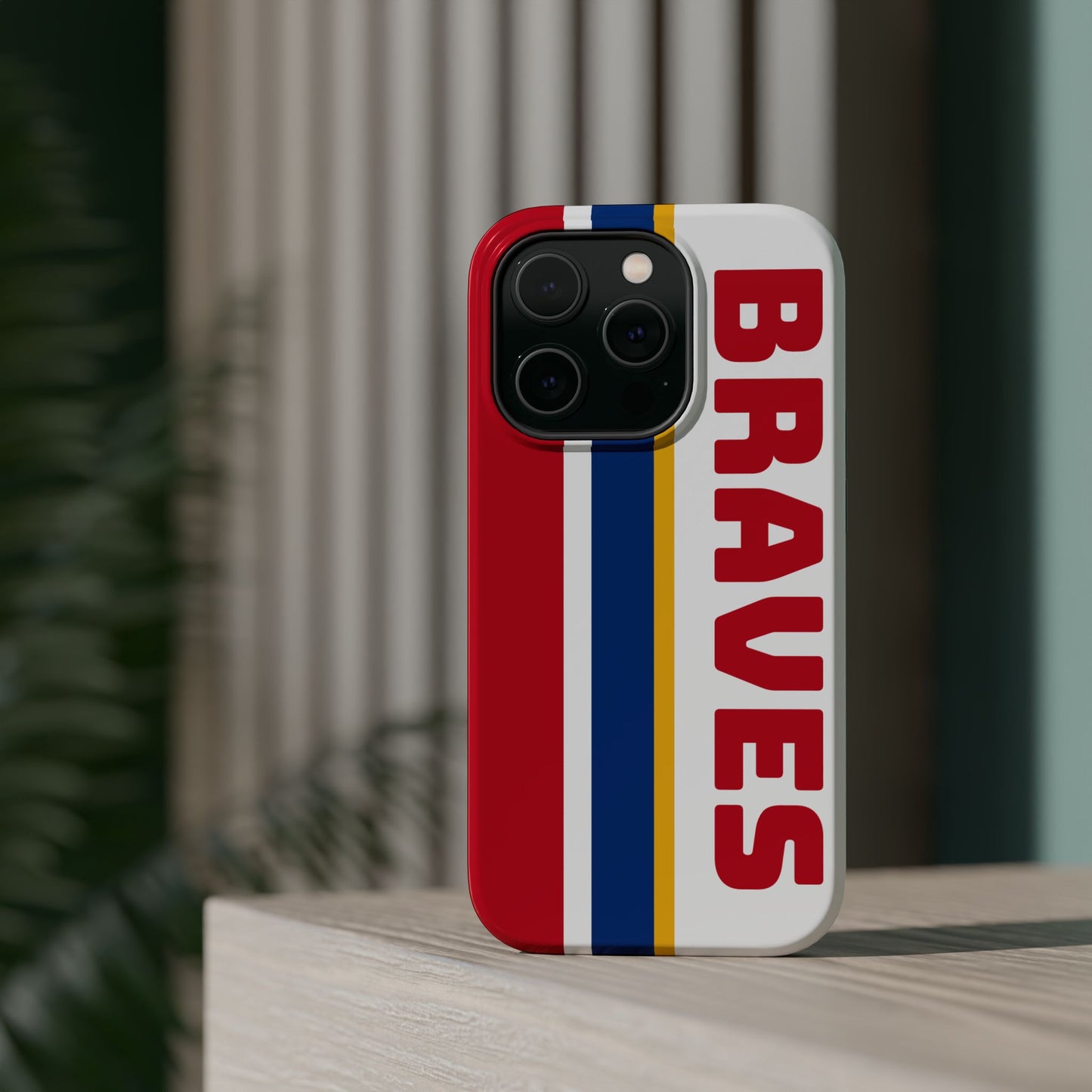 Braves Phone Case, Magnetic Phone Case, Baseball Phone Case, Retro Phone Case