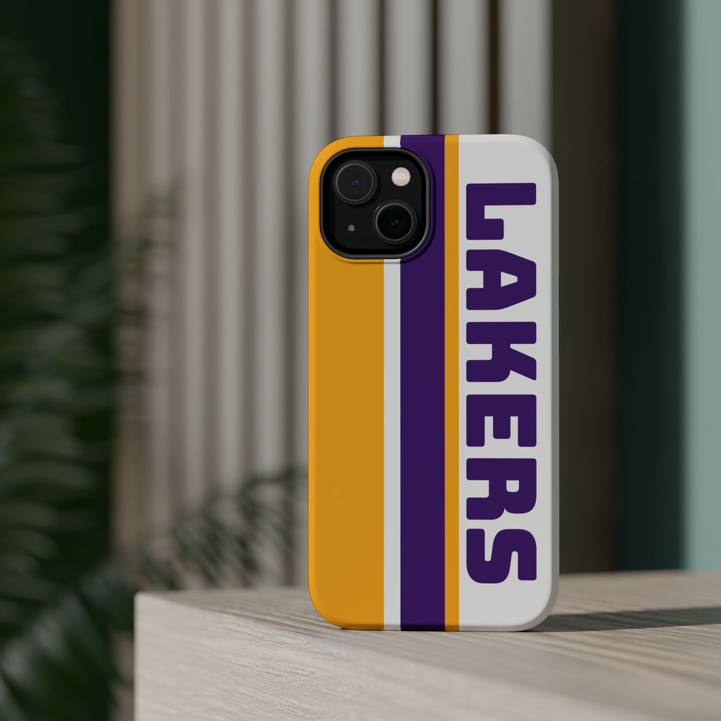 Lakers Phone Case, Magnetic Phone Case, Retro Phone Case, Basketball Gifts